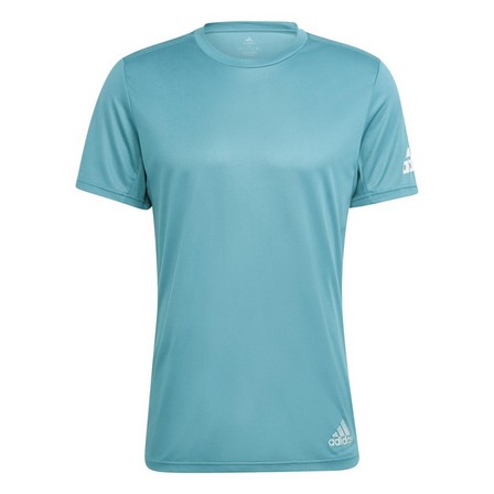Men Run It T-Shirt, Turquoise, A901_ONE, large image number 0