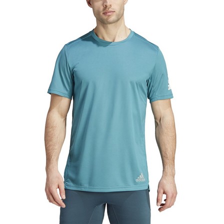 Men Run It T-Shirt, Turquoise, A901_ONE, large image number 1