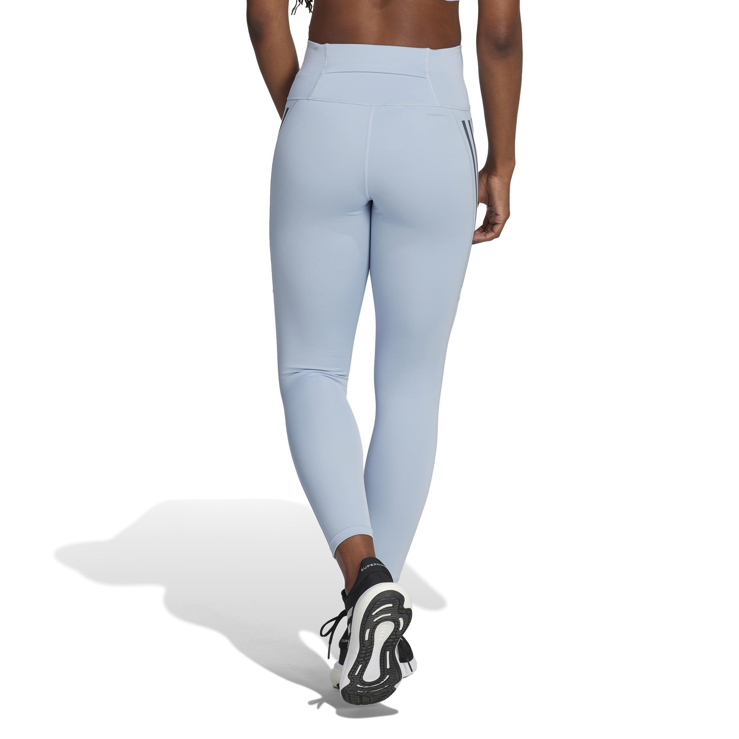 Dailyrun 3-Stripes 7/8 Leggings, Blue, , large image number 1