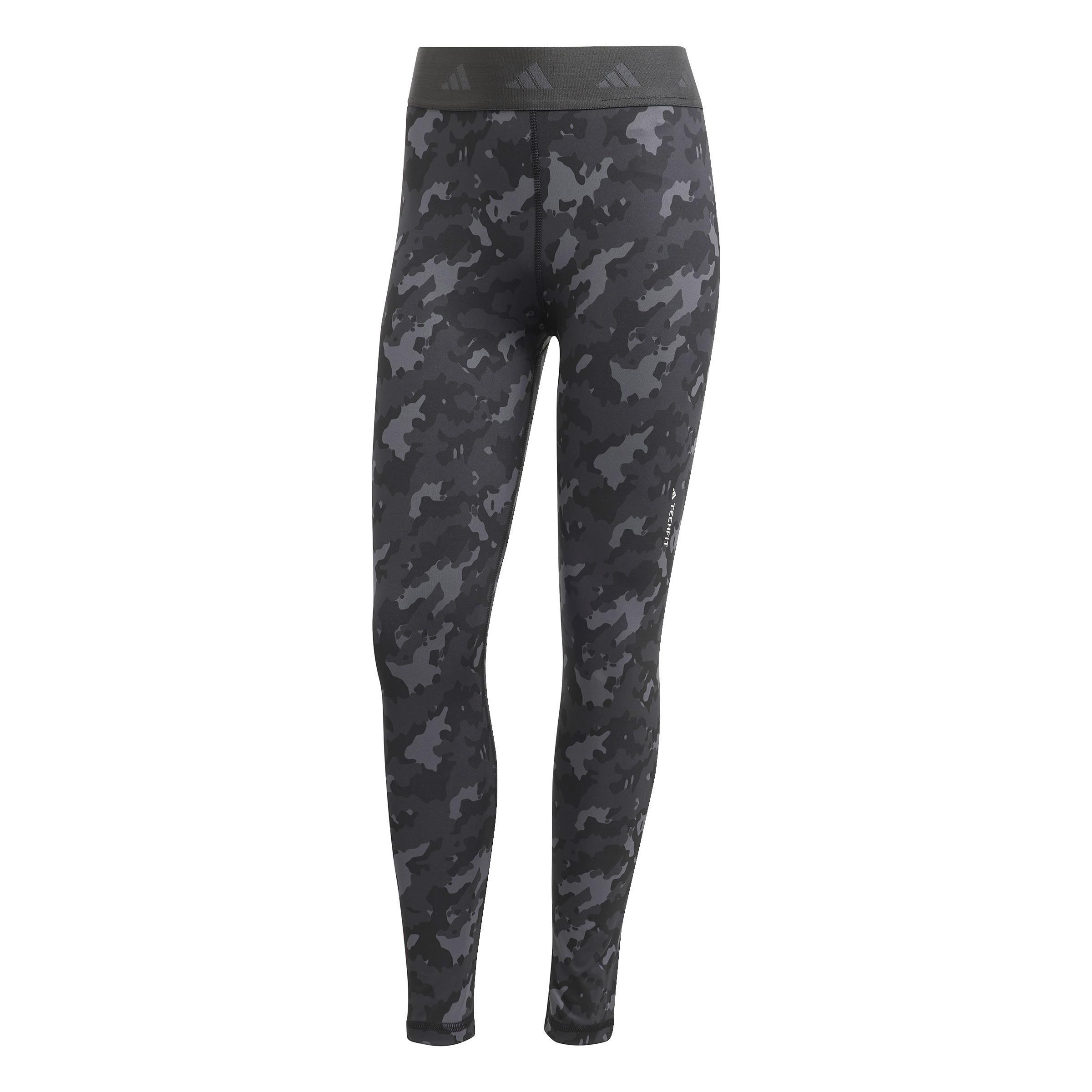 Women Techfit Camo 7/8 Leggings, Grey, A901_ONE, large image number 5