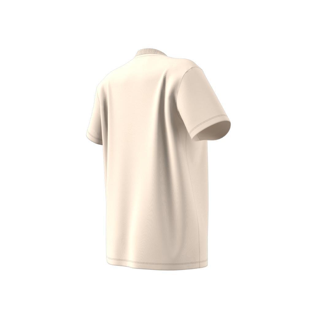 Trefoil Monogram Infill T-Shirt, White, A901_ONE, large image number 10
