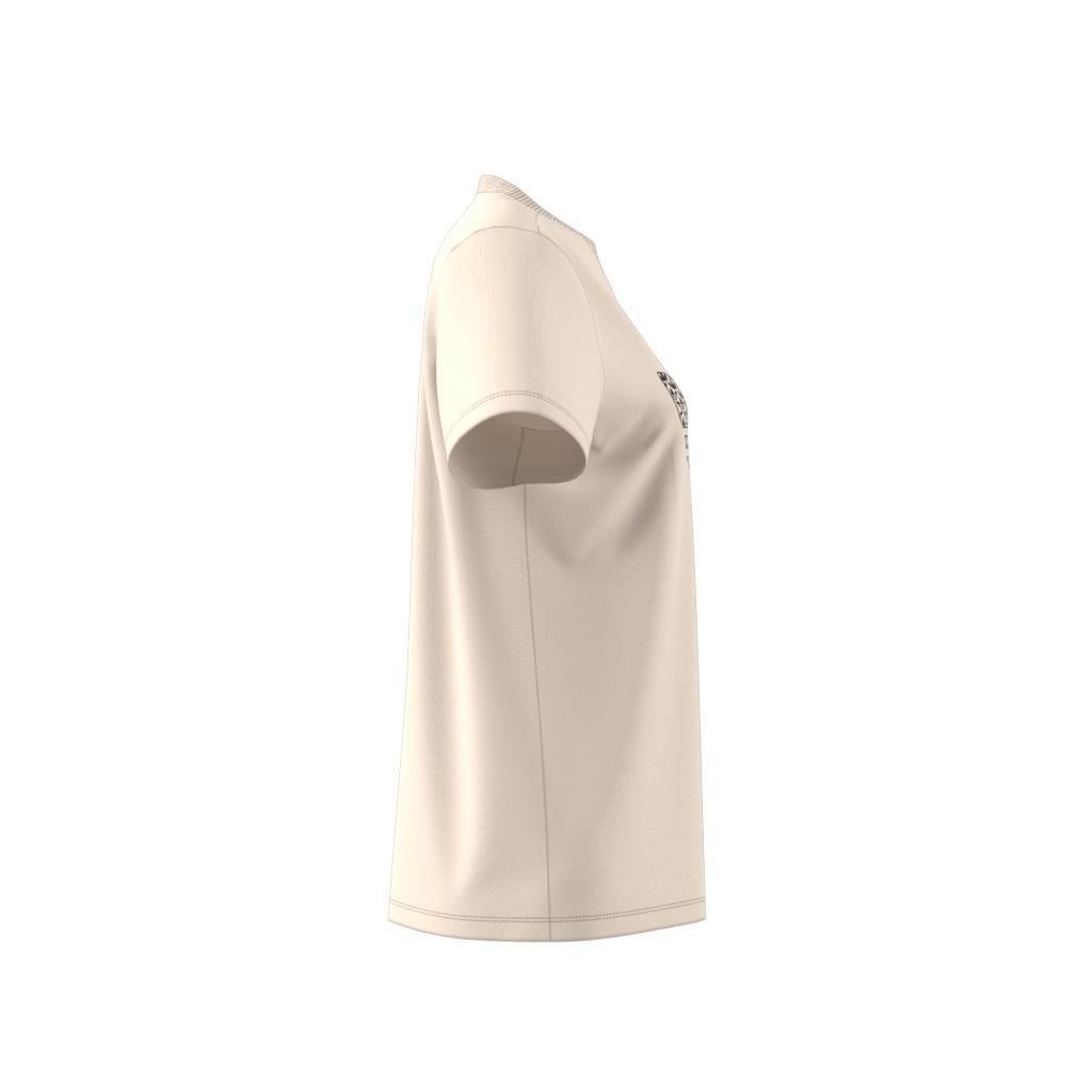 Trefoil Monogram Infill T-Shirt, White, A901_ONE, large image number 11