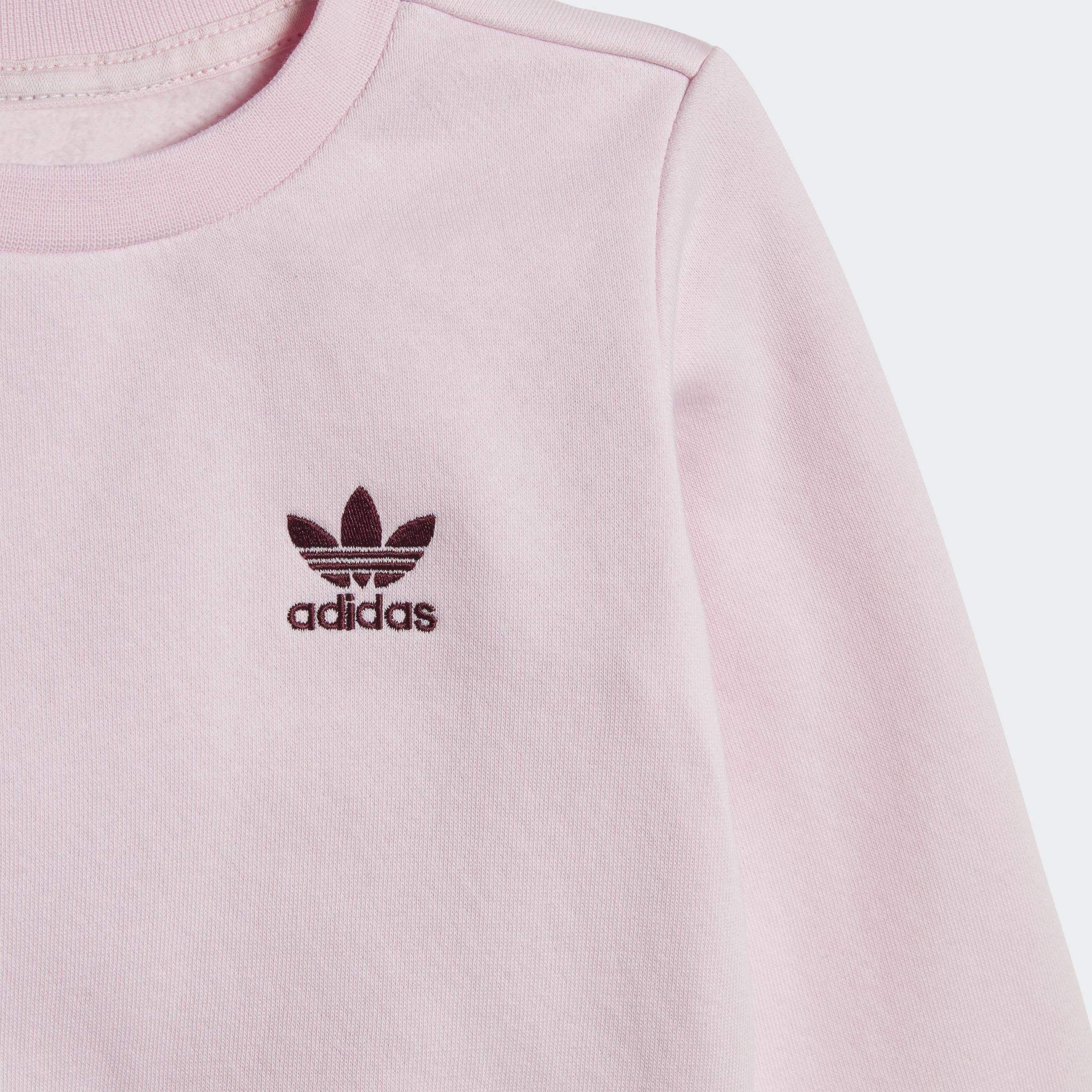 Kids Unisex Adicolor Crew Set, Pink, A901_ONE, large image number 4