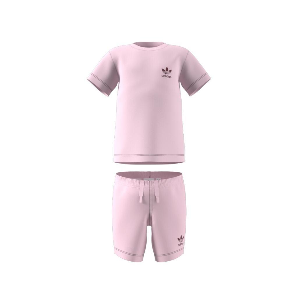 Unisex Kids Shorts And Tee Set, Pink, , large image number 9
