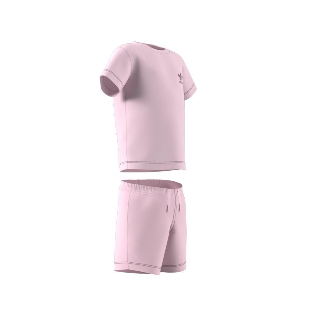 Unisex Kids Shorts And Tee Set, Pink, , large image number 11