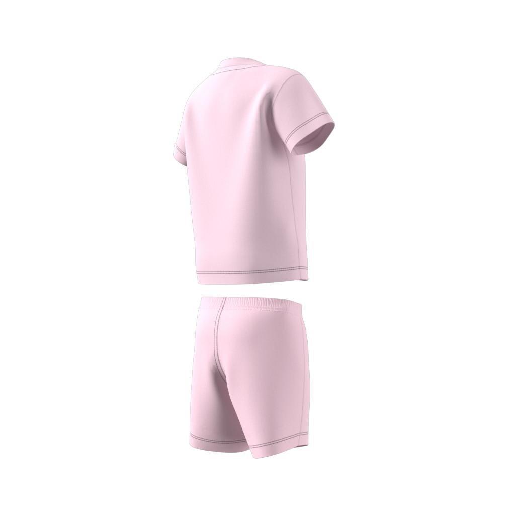 Unisex Kids Shorts And Tee Set, Pink, , large image number 13