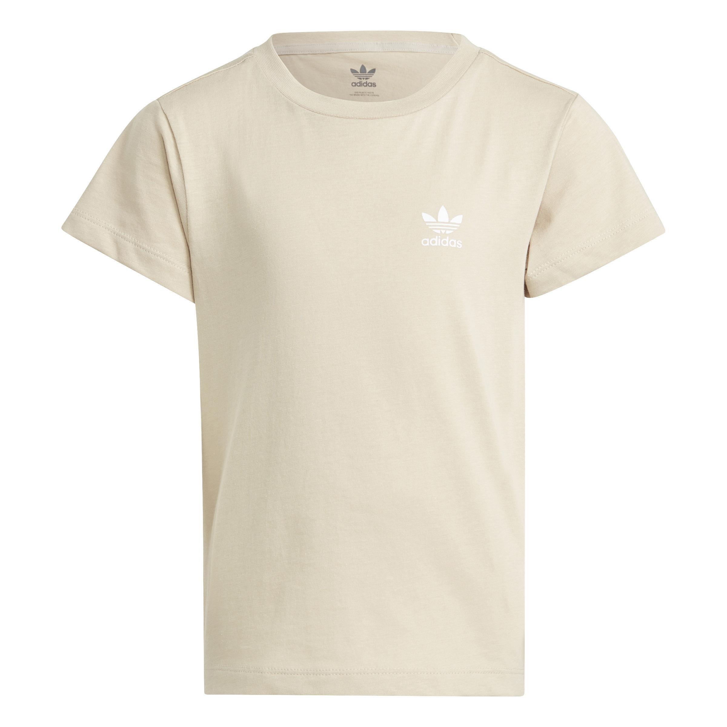 Unisex Kids Adicolor T-Shirt, Beige, , large image number 1