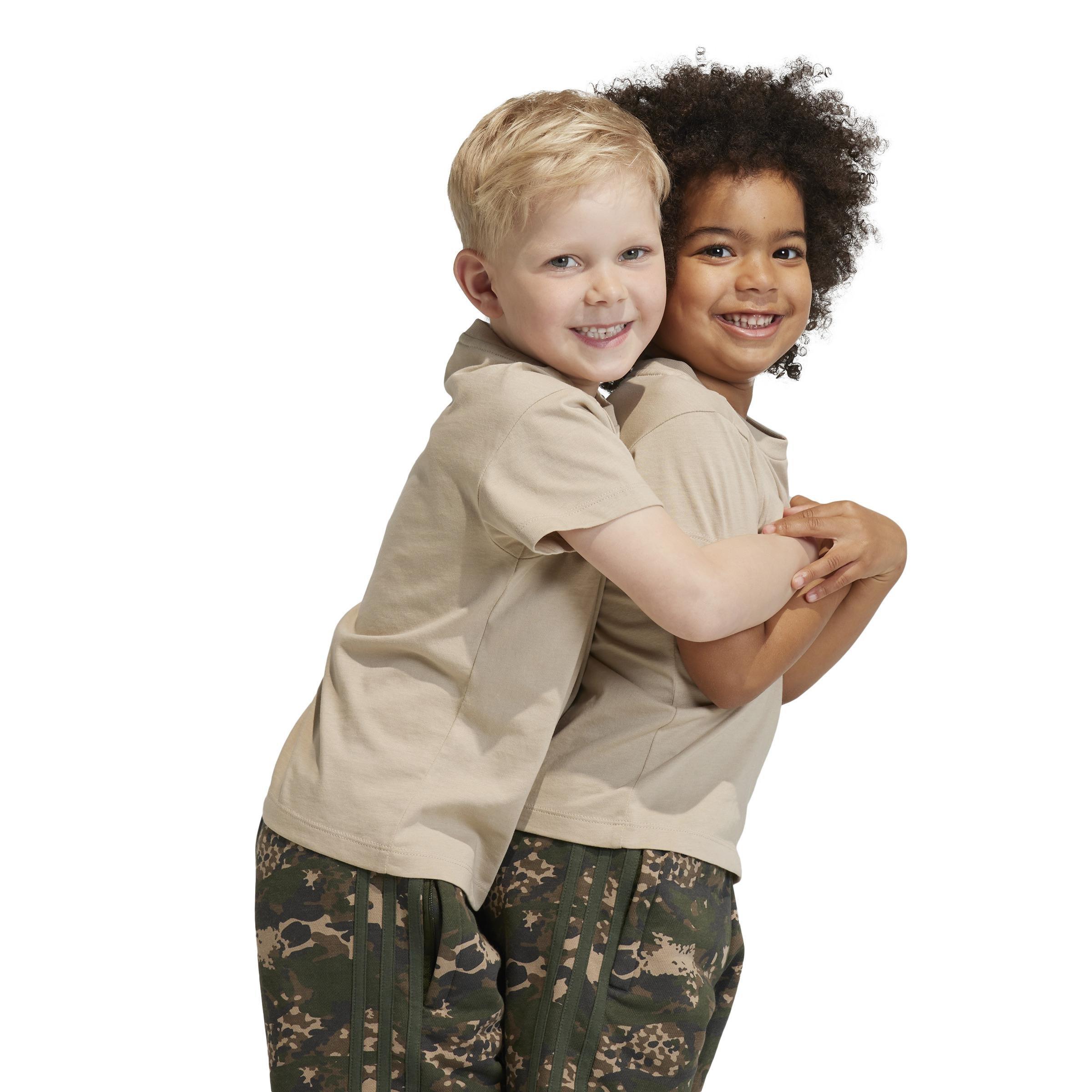 Unisex Kids Adicolor T-Shirt, Beige, , large image number 2
