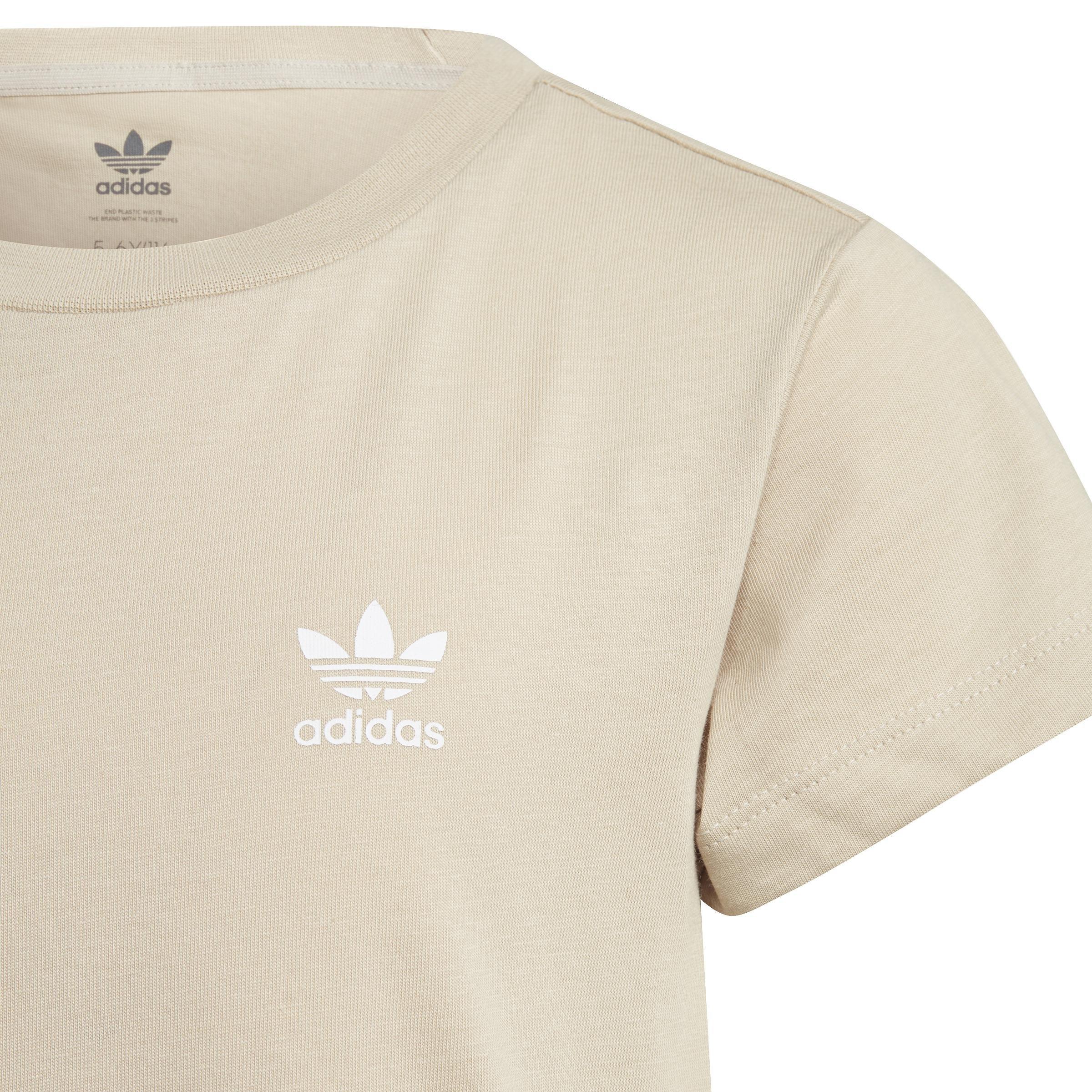 Unisex Kids Adicolor T-Shirt, Beige, A901_ONE, large image number 4