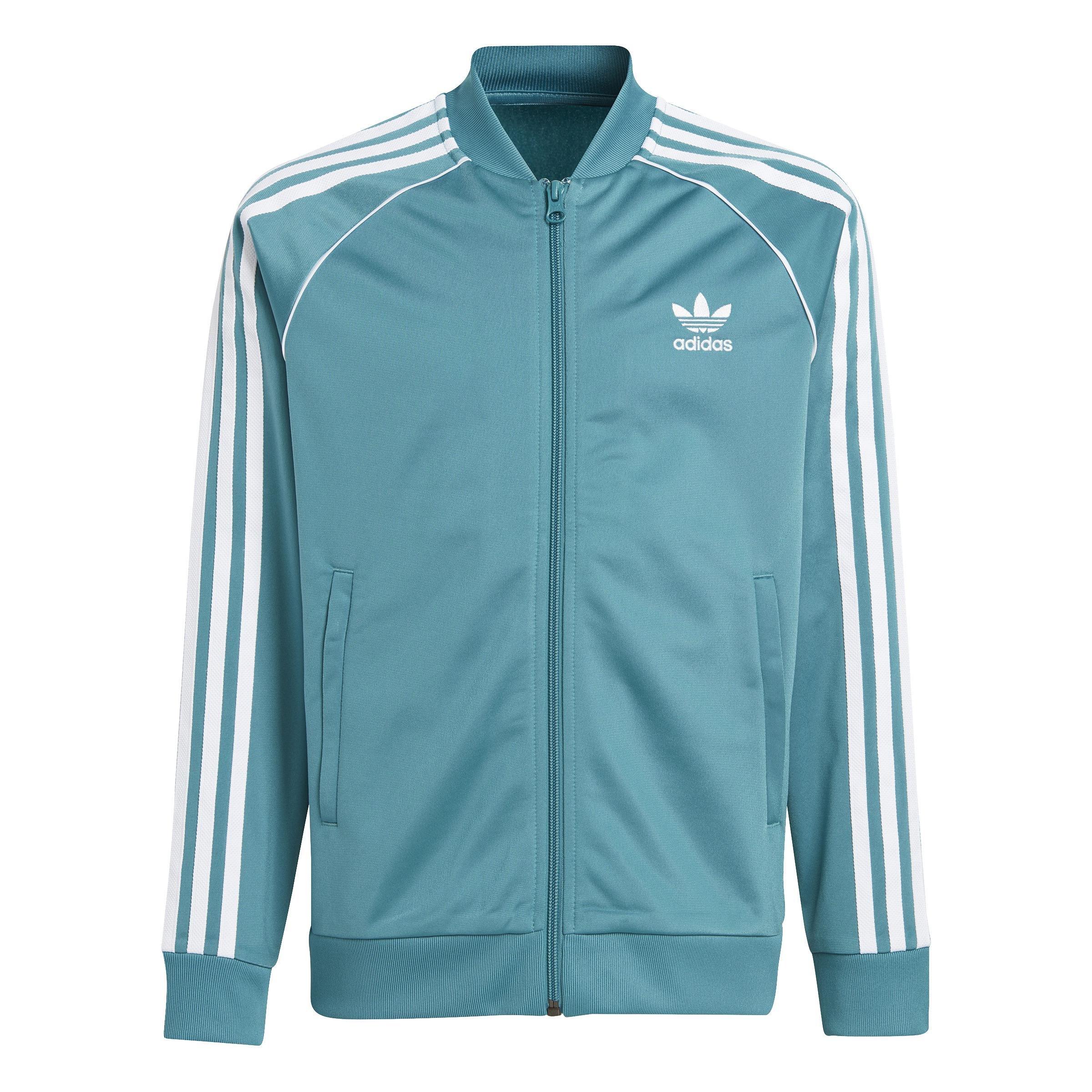 Unisex Kids Adicolor Sst Track Top, Turquoise, , large image number 0