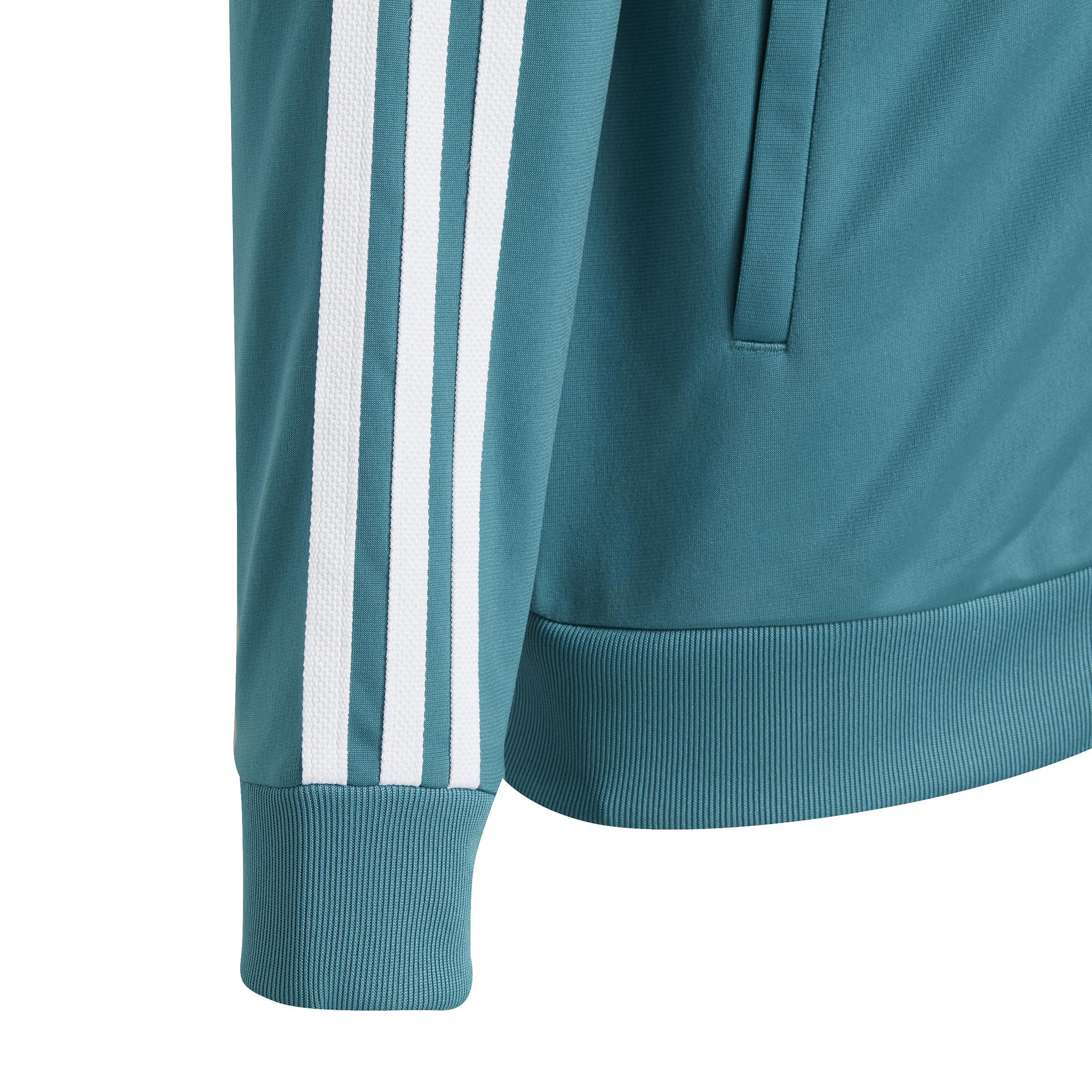 Unisex Kids Adicolor Sst Track Top, Turquoise, , large image number 4
