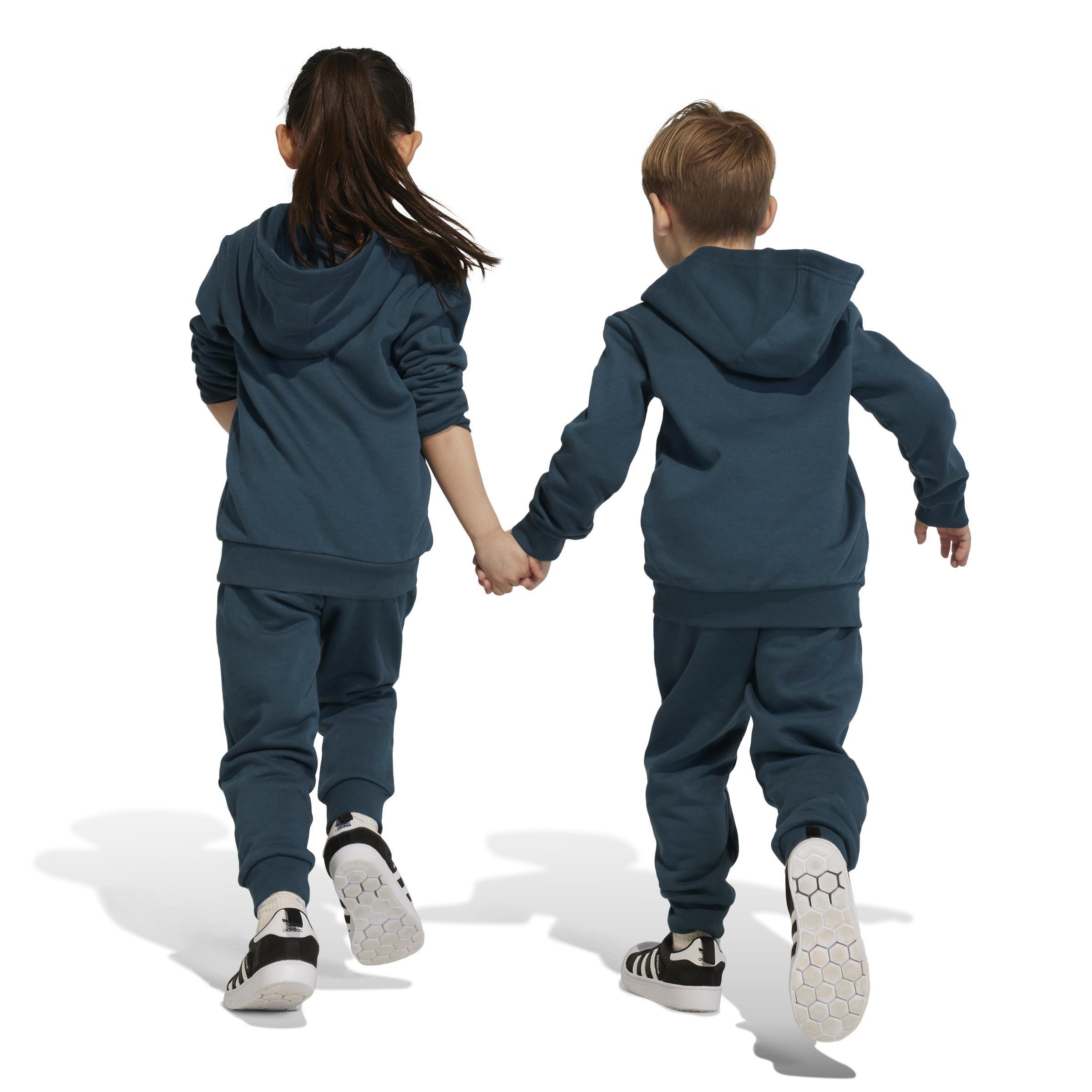 Unisex Kids Adicolor Hoodie Set, Turquoise, A901_ONE, large image number 1