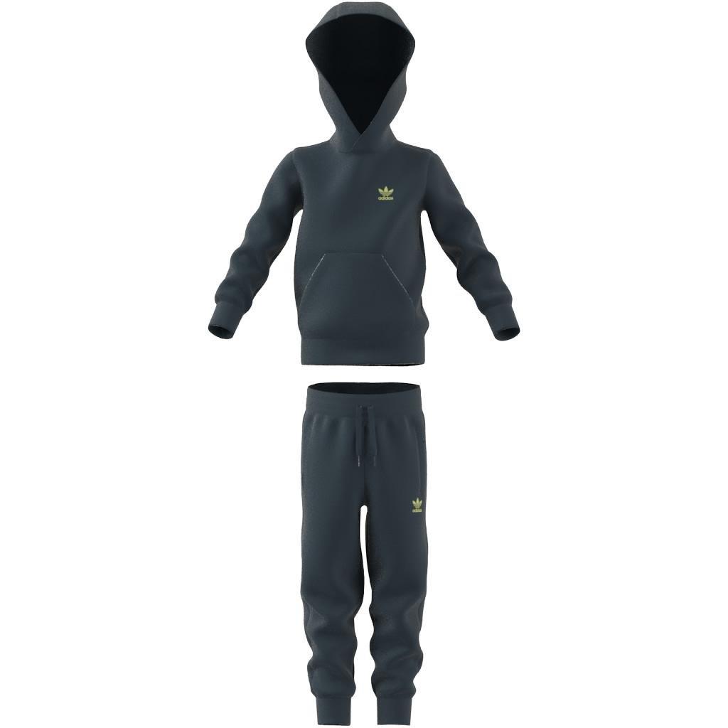 Unisex Kids Adicolor Hoodie Set, Turquoise, A901_ONE, large image number 8