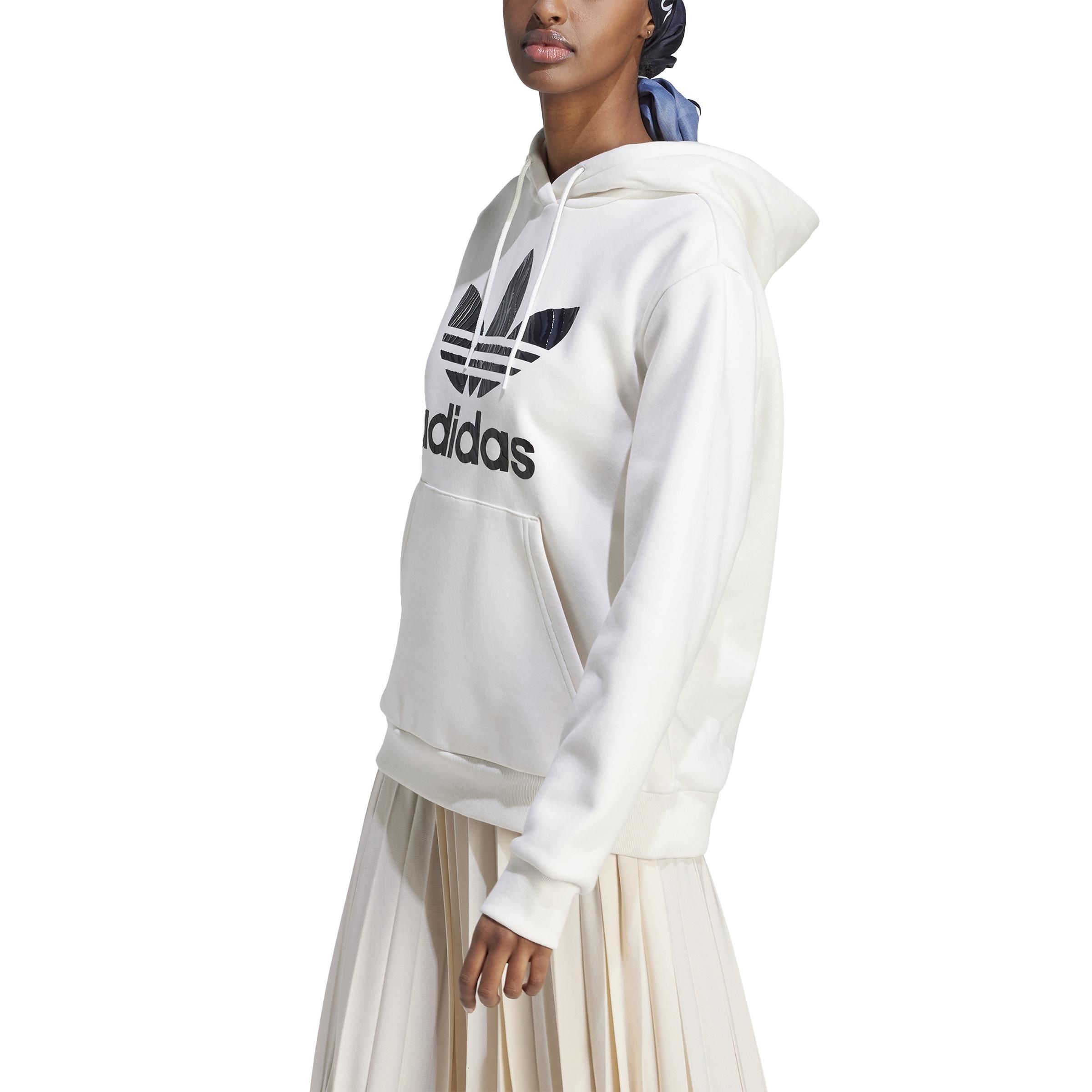 Animal Print Infill Hoodie Cloud, White, A901_ONE, large image number 0