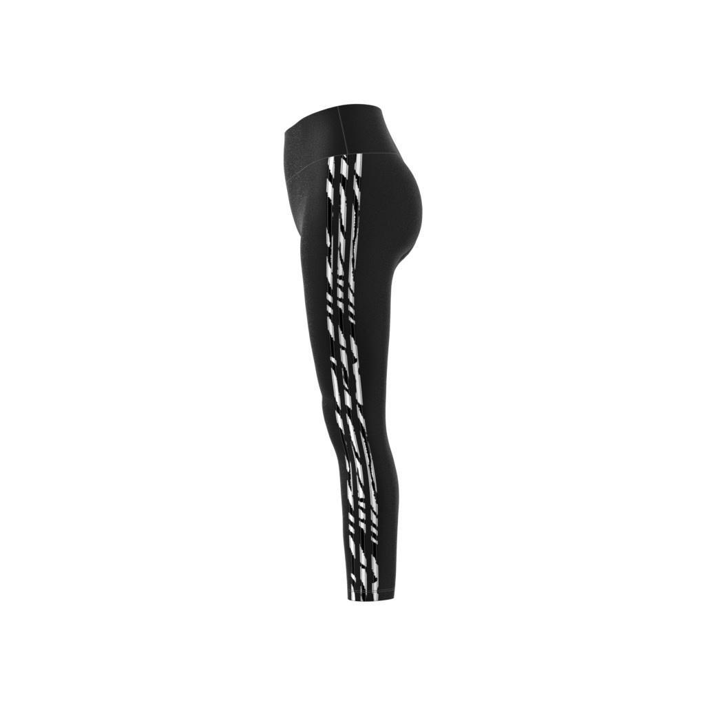 3-Stripes Zebra Animal Infill Leggings, White, A901_ONE, large image number 12