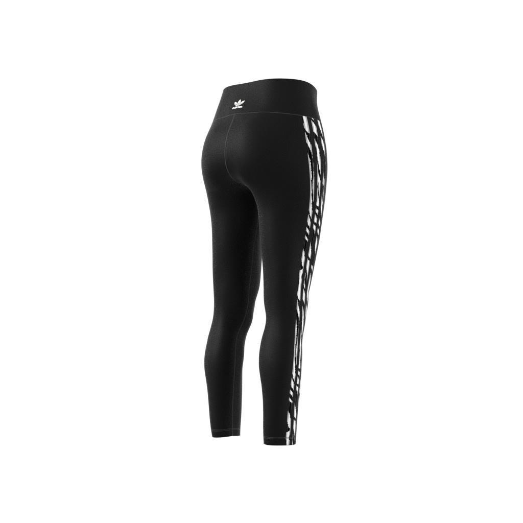 3-Stripes Zebra Animal Infill Leggings, White, A901_ONE, large image number 14