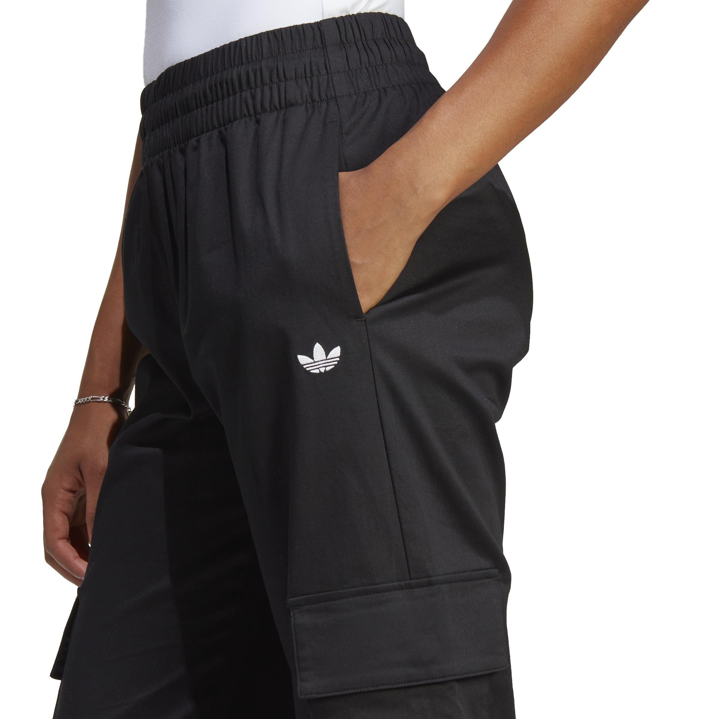 Wide Cargo Trousers, Black, A901_ONE, large image number 4