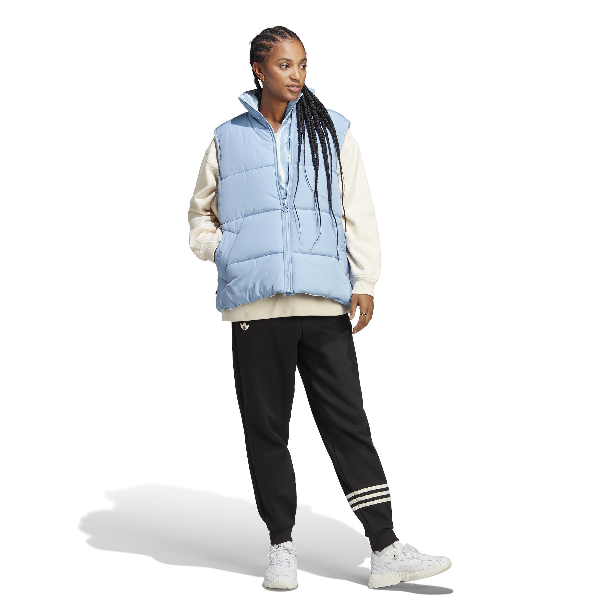 Abstract Animal Print Reversible Vest, Blue, A901_ONE, large image number 1