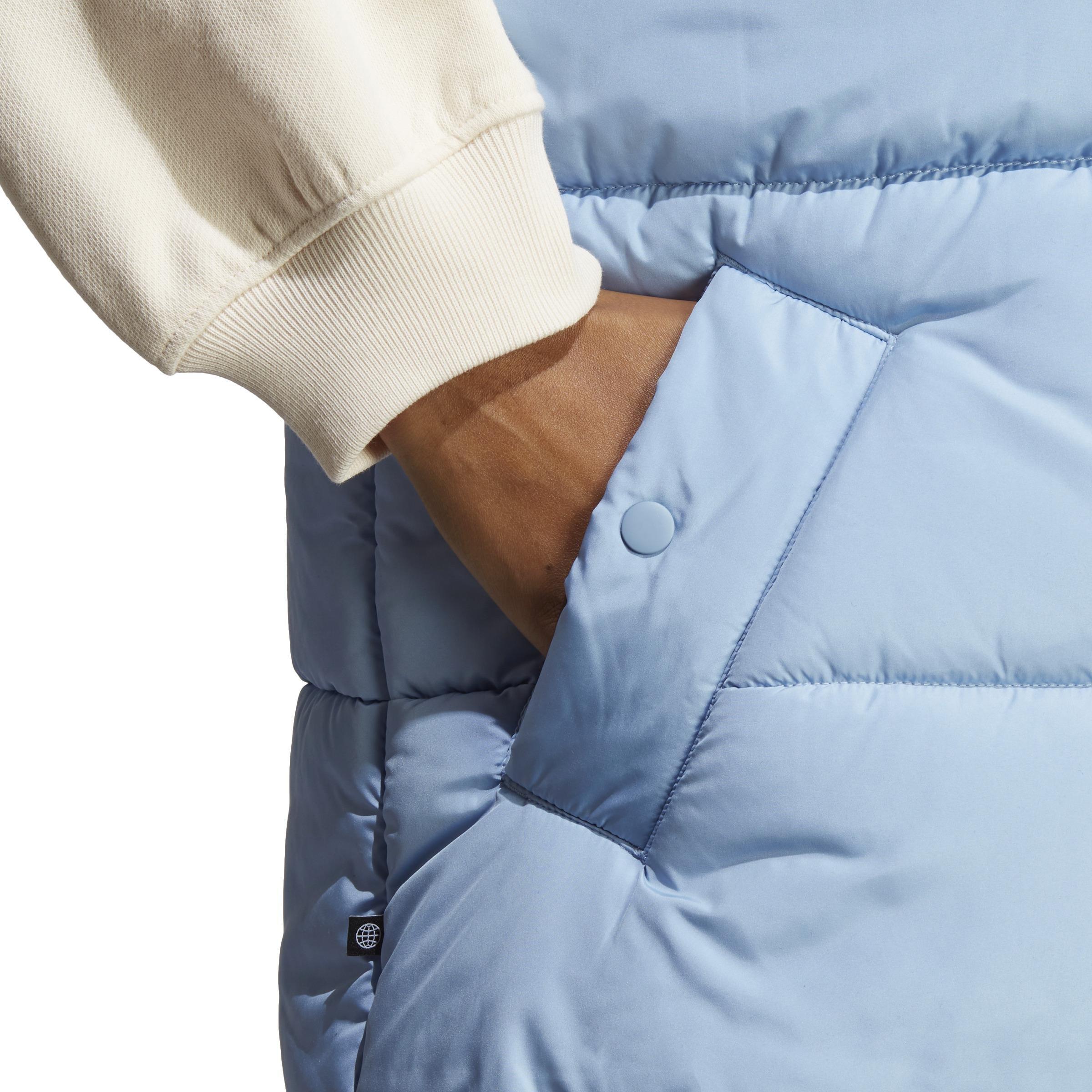 Abstract Animal Print Reversible Vest, Blue, A901_ONE, large image number 6