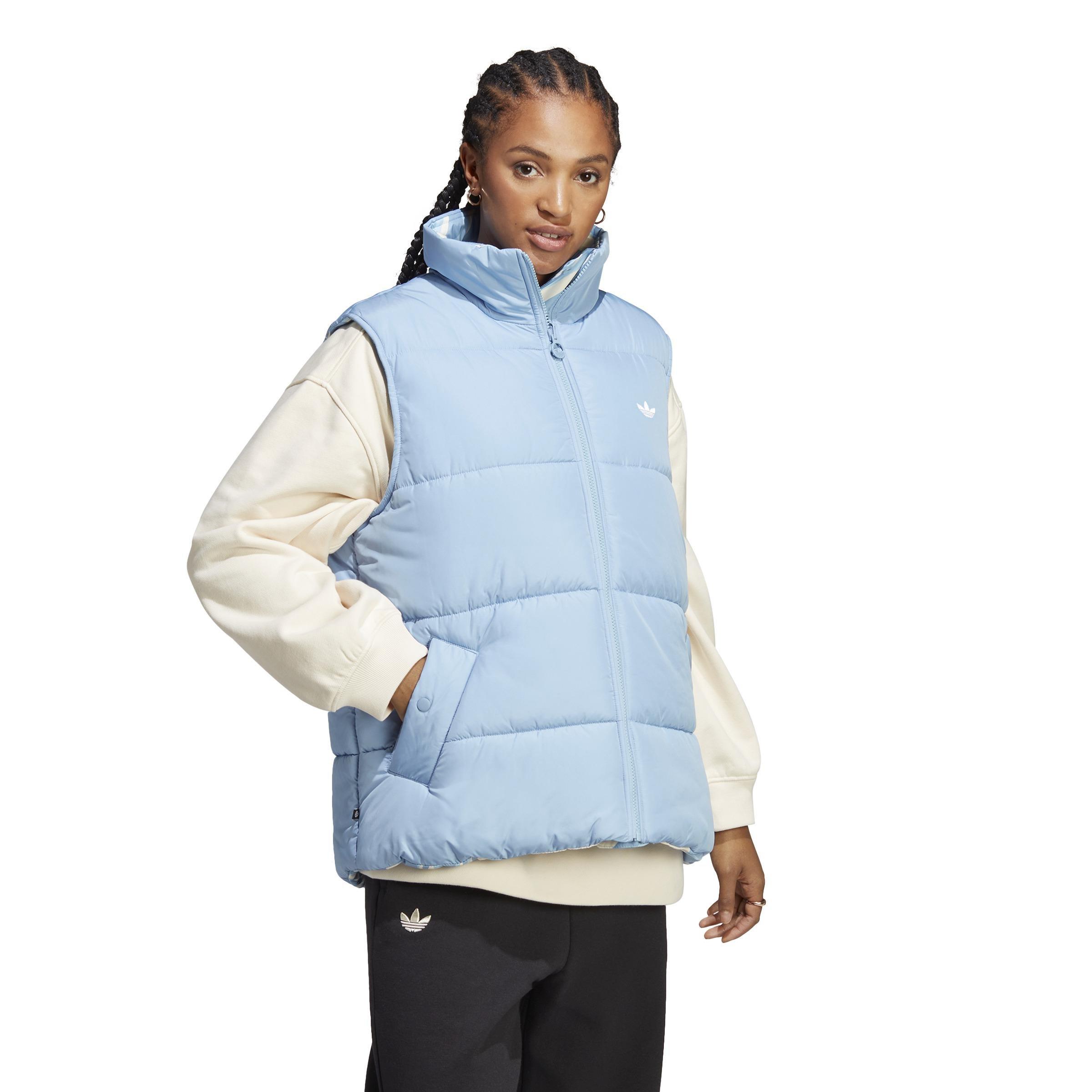 Abstract Animal Print Reversible Vest, Blue, A901_ONE, large image number 7