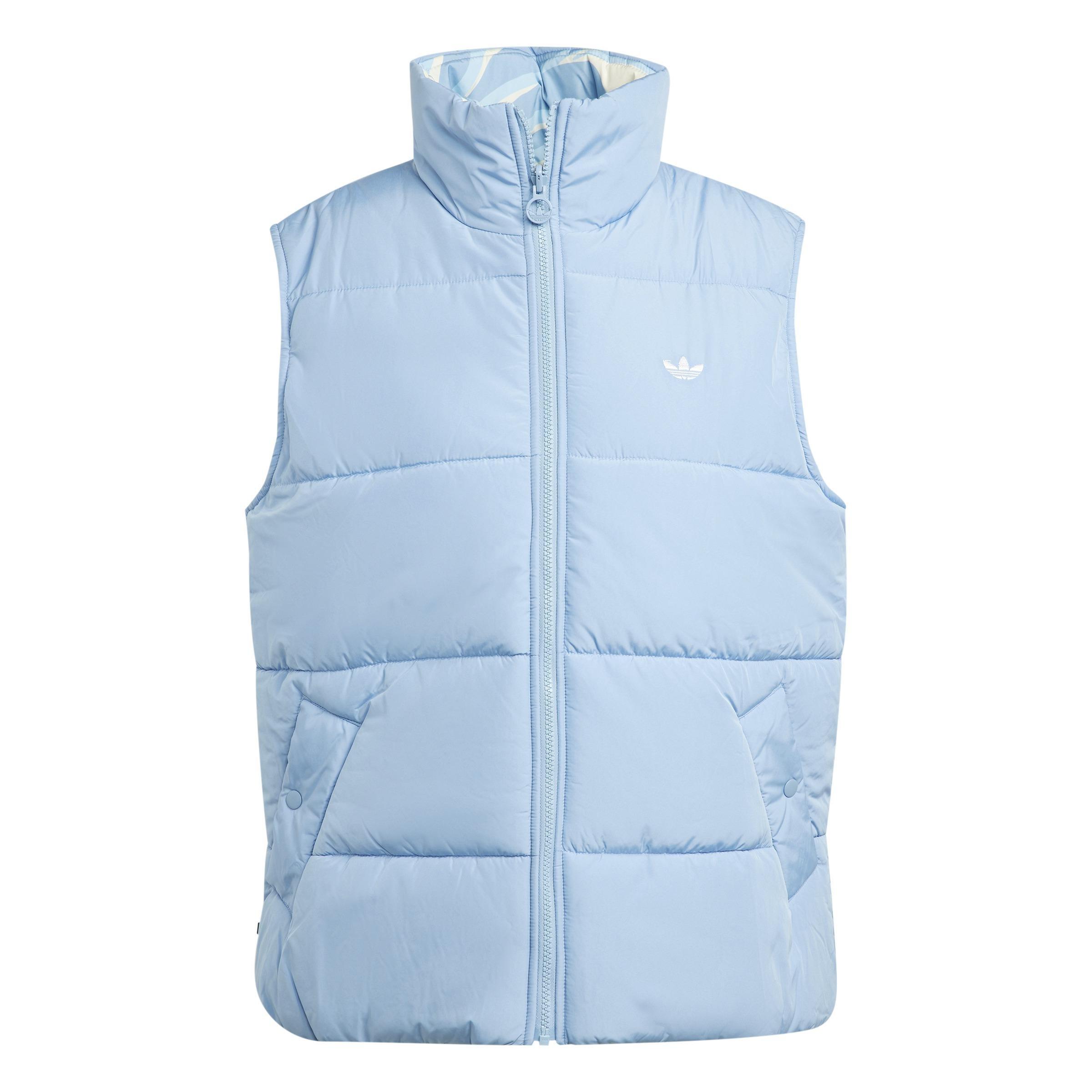 Abstract Animal Print Reversible Vest, Blue, , large image number 8