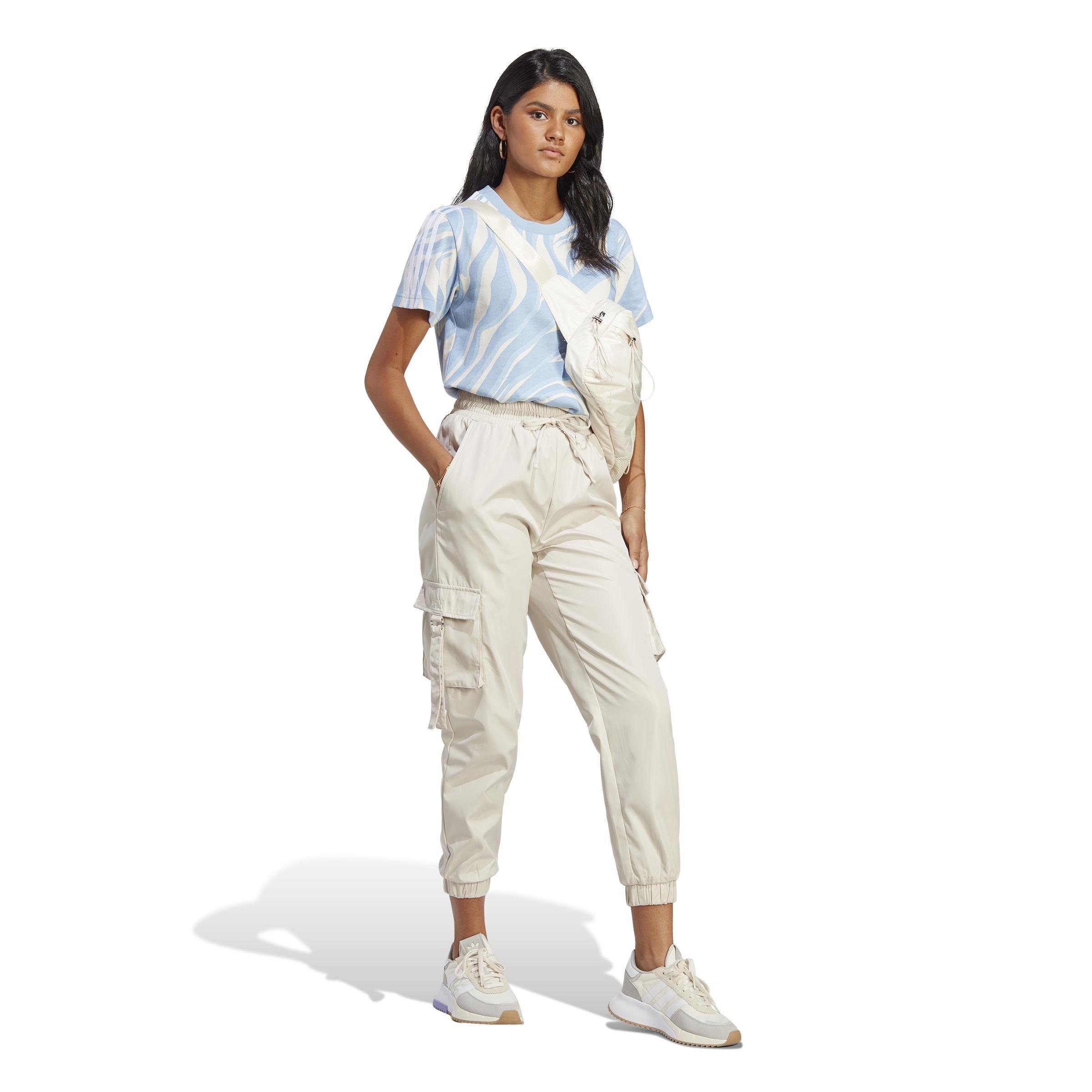 Abstract Allover Animal Print T-Shirt, Blue, A901_ONE, large image number 6