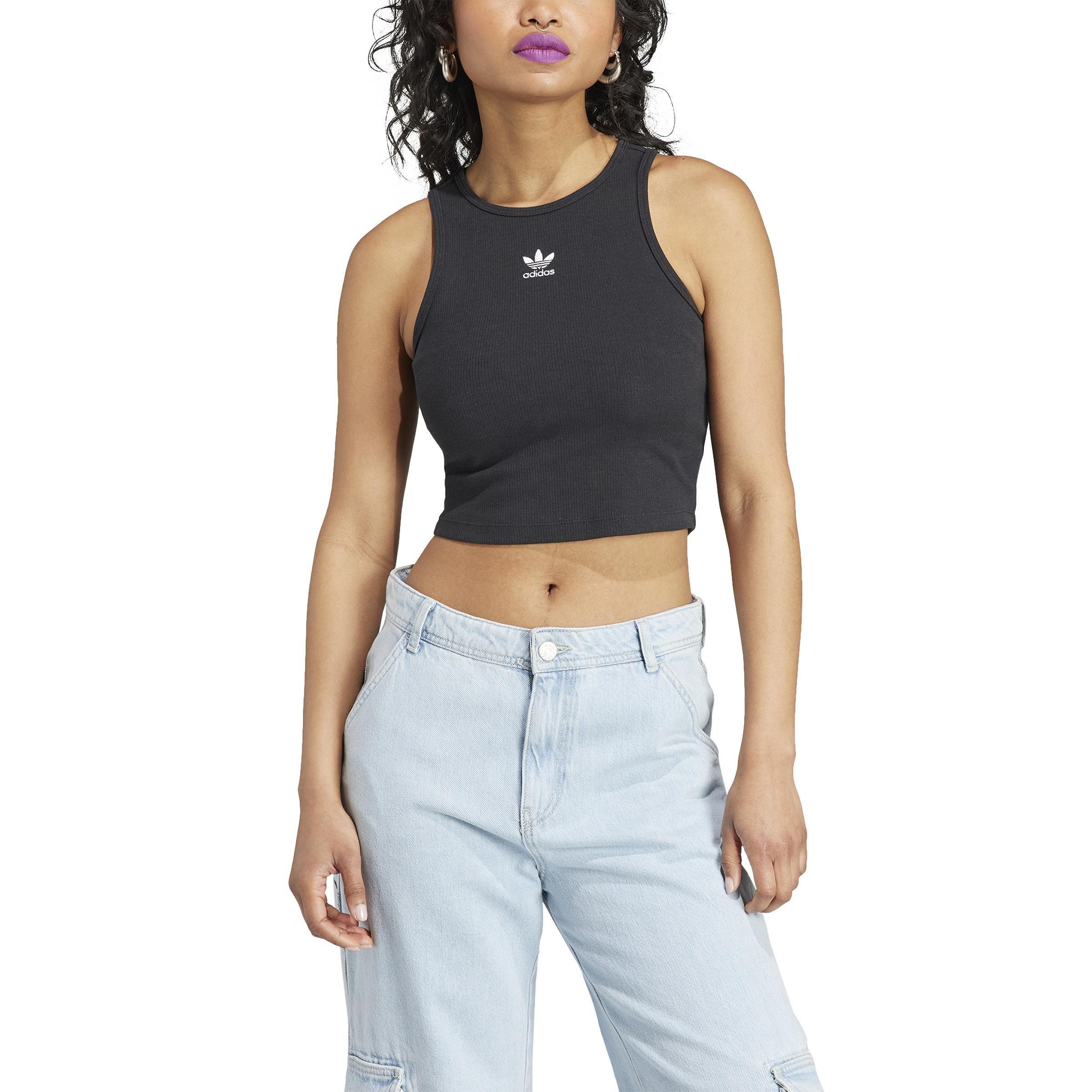 Essentials Rib Tank Top, Multicolour, A901_ONE, large image number 1