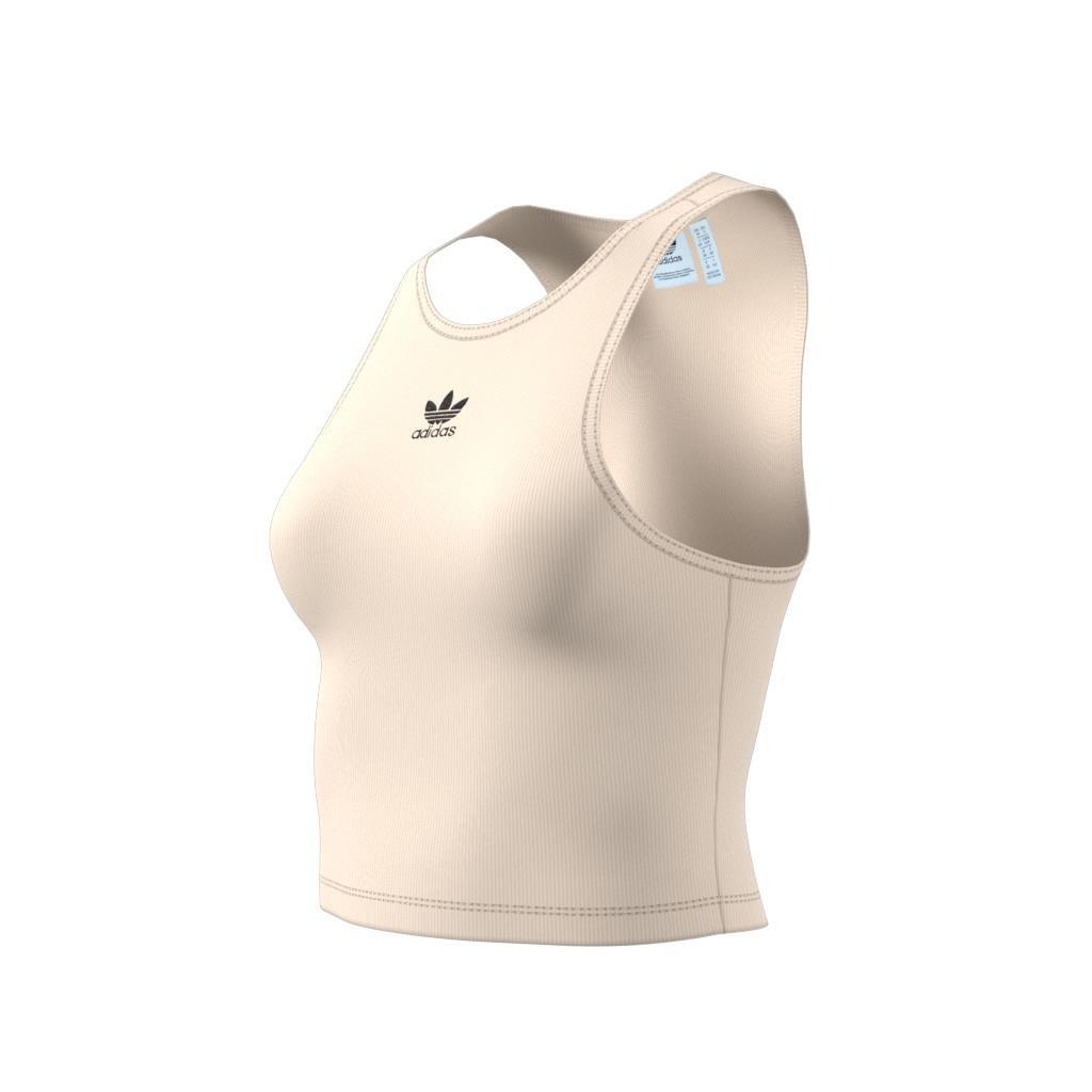 Essentials Rib Tank Top, White, A901_ONE, large image number 9