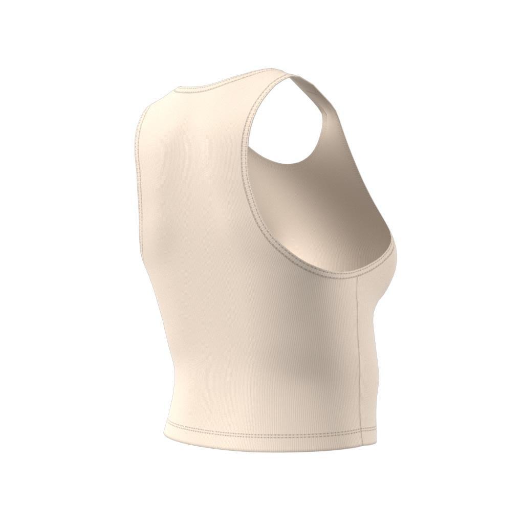 Essentials Rib Tank Top, White, A901_ONE, large image number 11