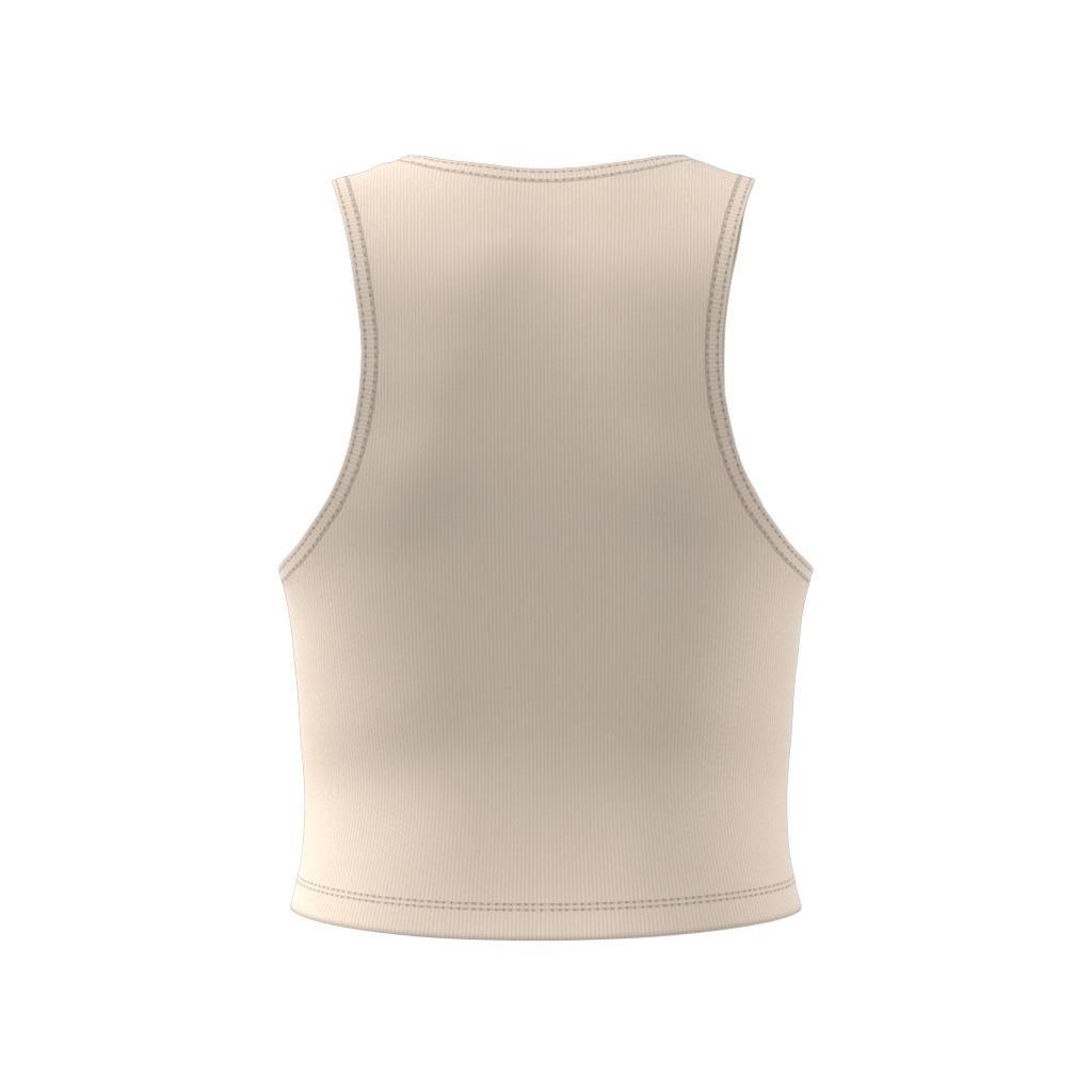 Essentials Rib Tank Top, White, A901_ONE, large image number 12