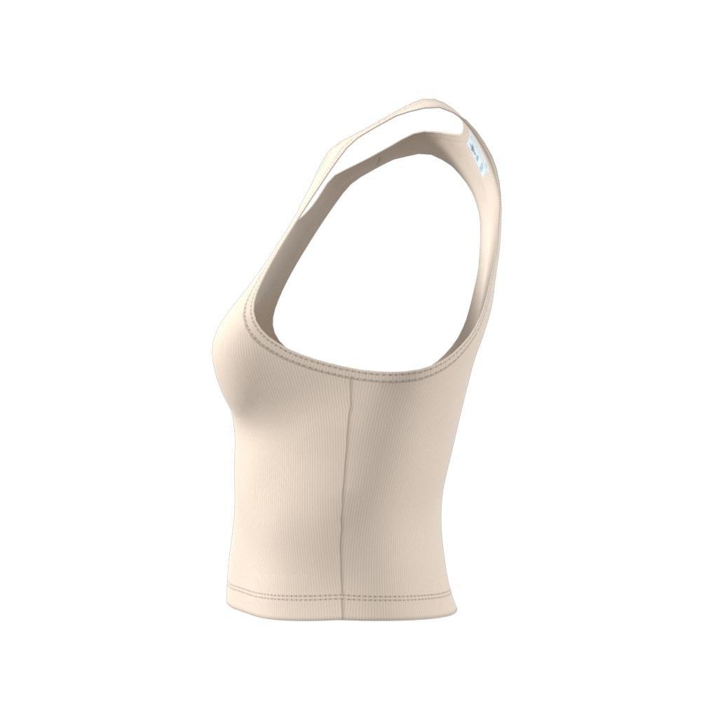 Essentials Rib Tank Top, White, A901_ONE, large image number 13