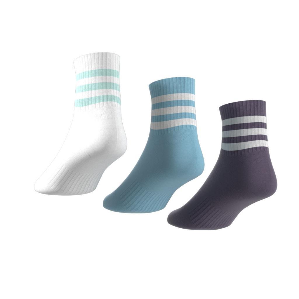 Unisex 3-Stripes Cushioned Sportswear Low-Cut Socks 3 Pairs, Multicolour, A901_ONE, large image number 2
