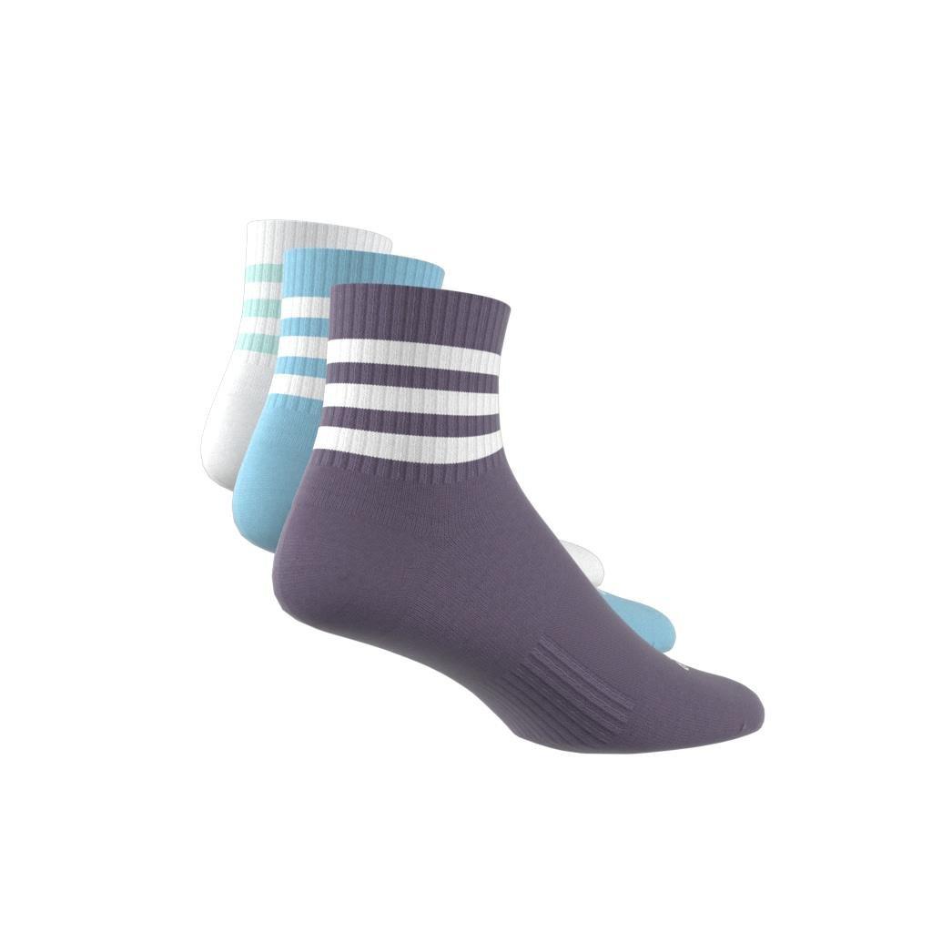 Unisex 3-Stripes Cushioned Sportswear Low-Cut Socks 3 Pairs, Multicolour, A901_ONE, large image number 6
