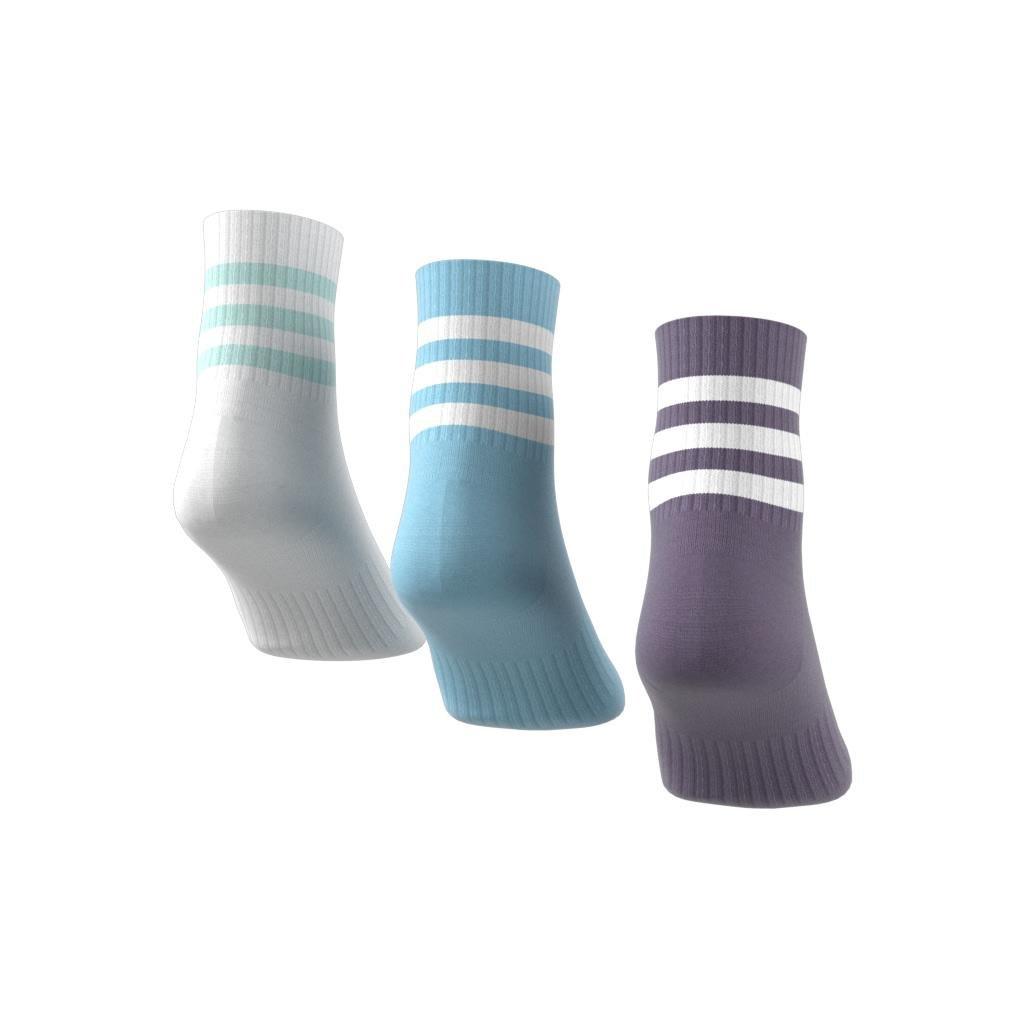 Unisex 3-Stripes Cushioned Sportswear Low-Cut Socks 3 Pairs, Multicolour, A901_ONE, large image number 7