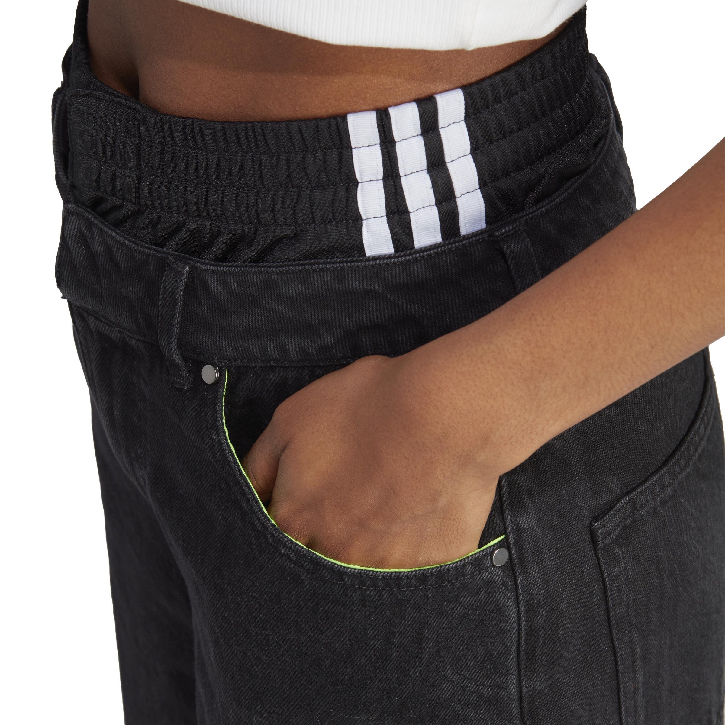 Originals X Kseniaschnaider Boxer Short Jeans, Black, A901_ONE, large image number 3