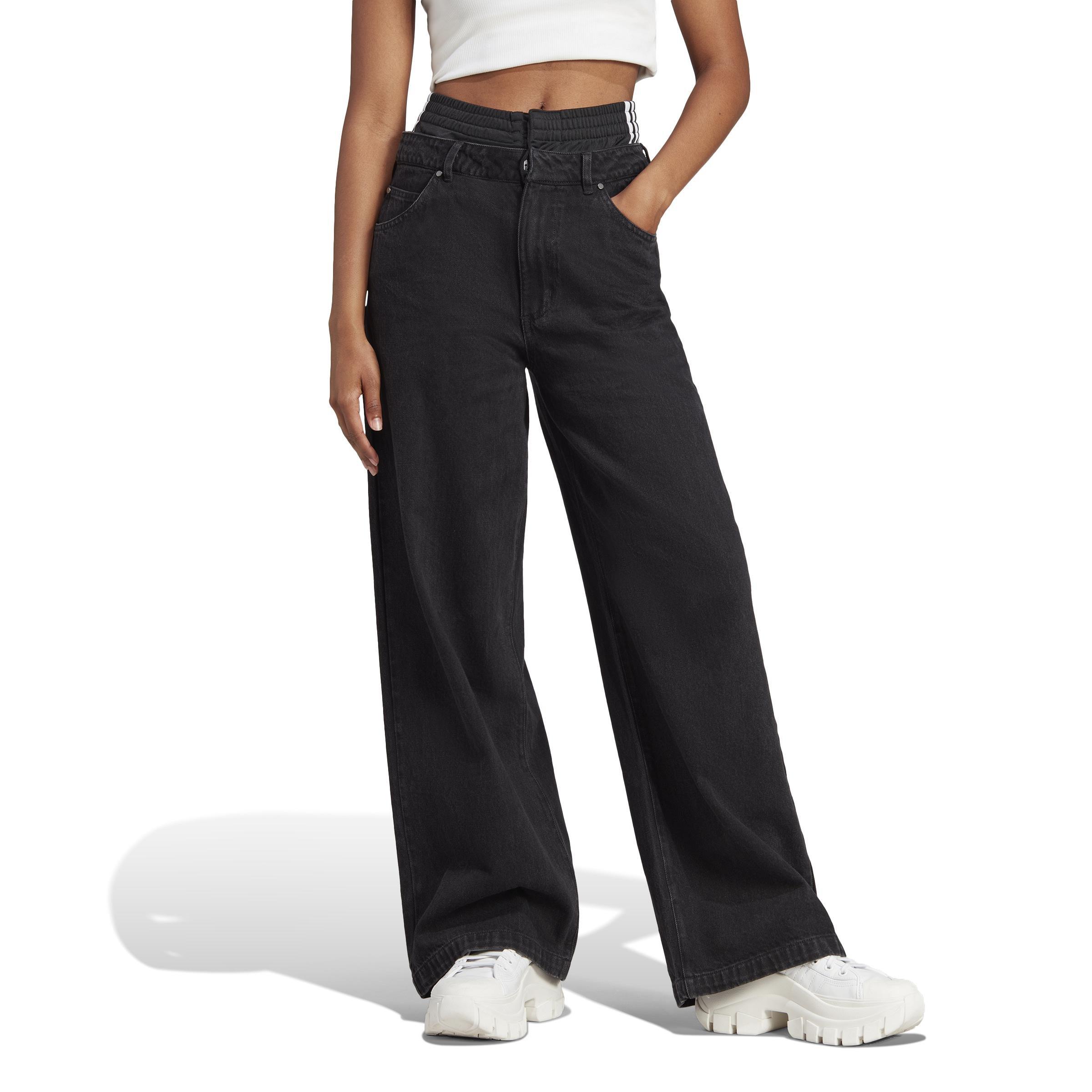 Originals X Kseniaschnaider Boxer Short Jeans, Black, A901_ONE, large image number 7