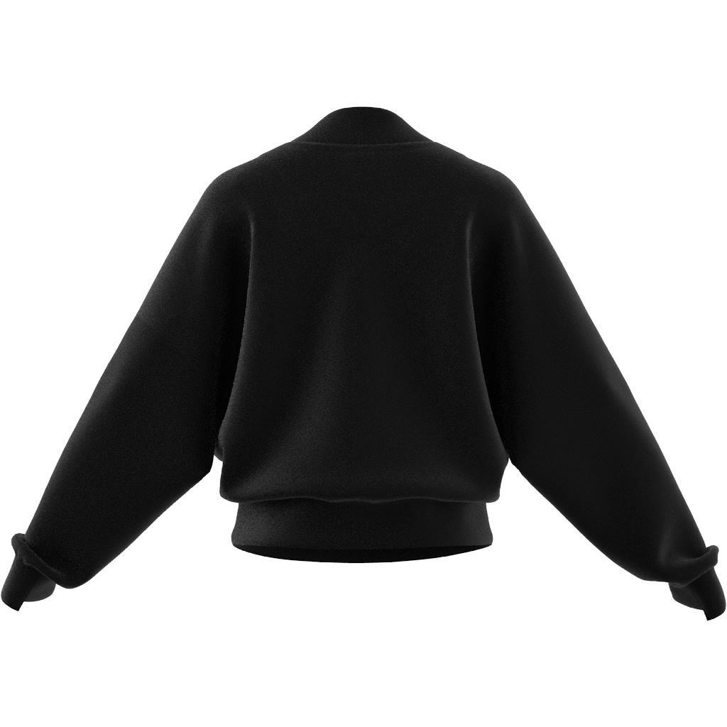 Lounge French Terry Sweatshirt, Black, , large image number 6