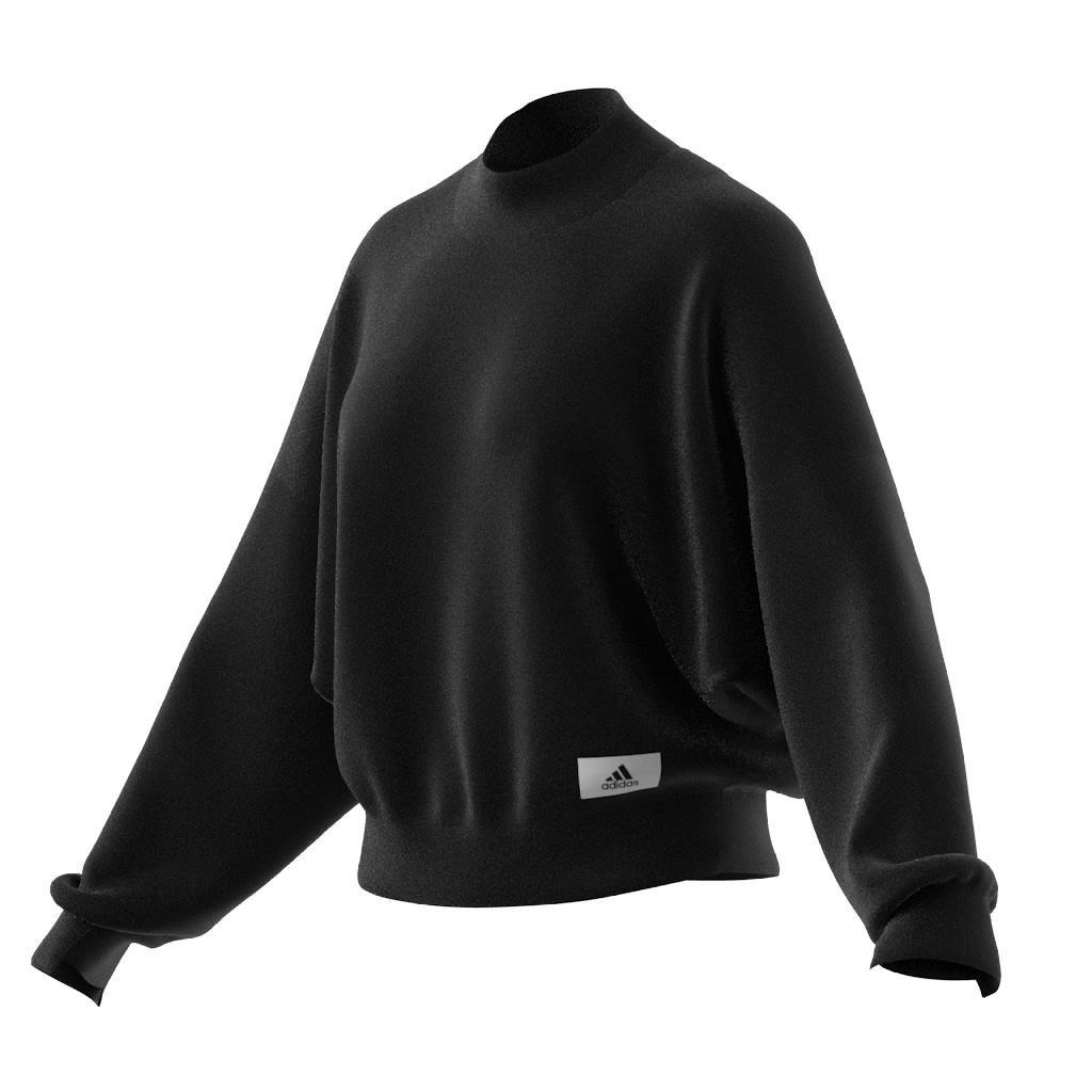 Lounge French Terry Sweatshirt, Black, A901_ONE, large image number 11