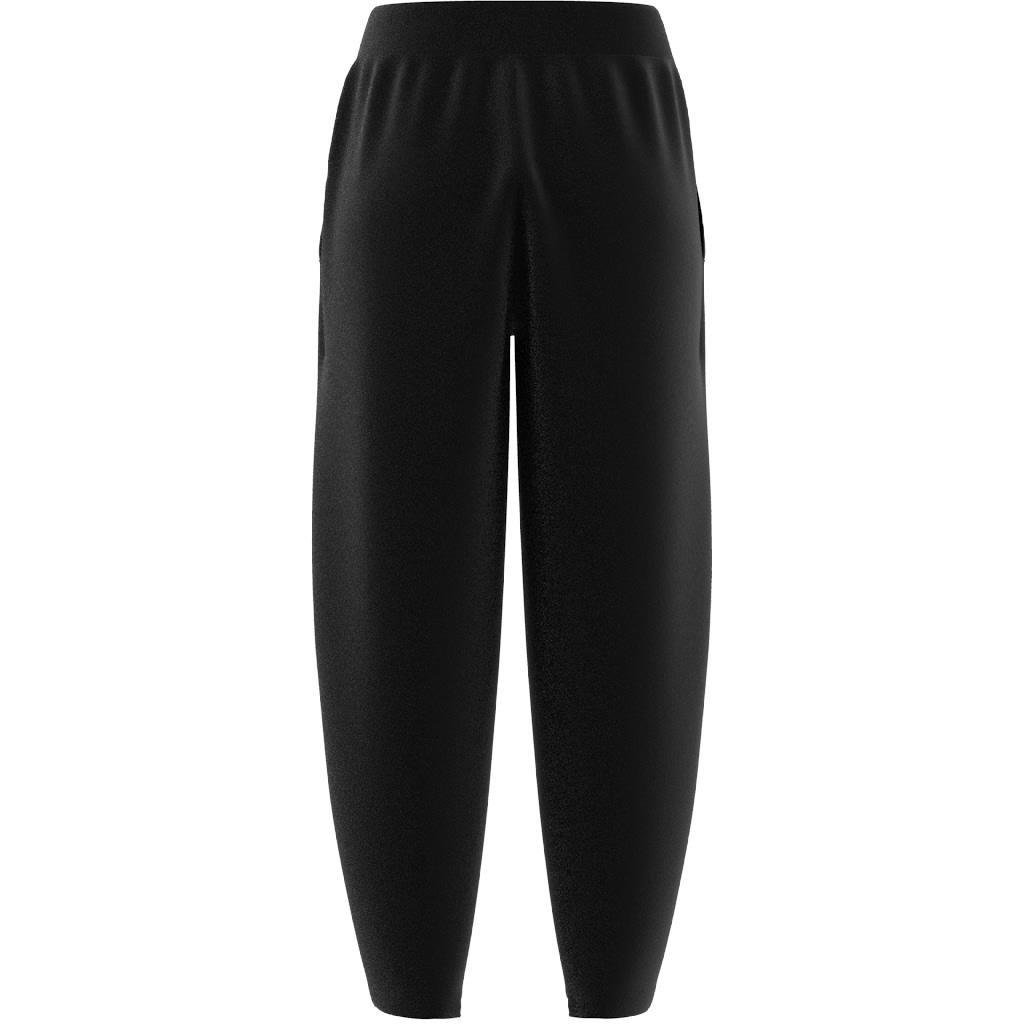 Lounge French Terry Barrel-Leg Pants, Black, A901_ONE, large image number 12