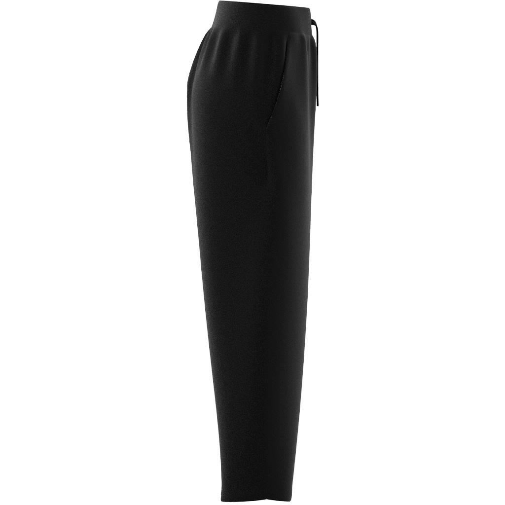 Lounge French Terry Barrel-Leg Pants, Black, A901_ONE, large image number 13