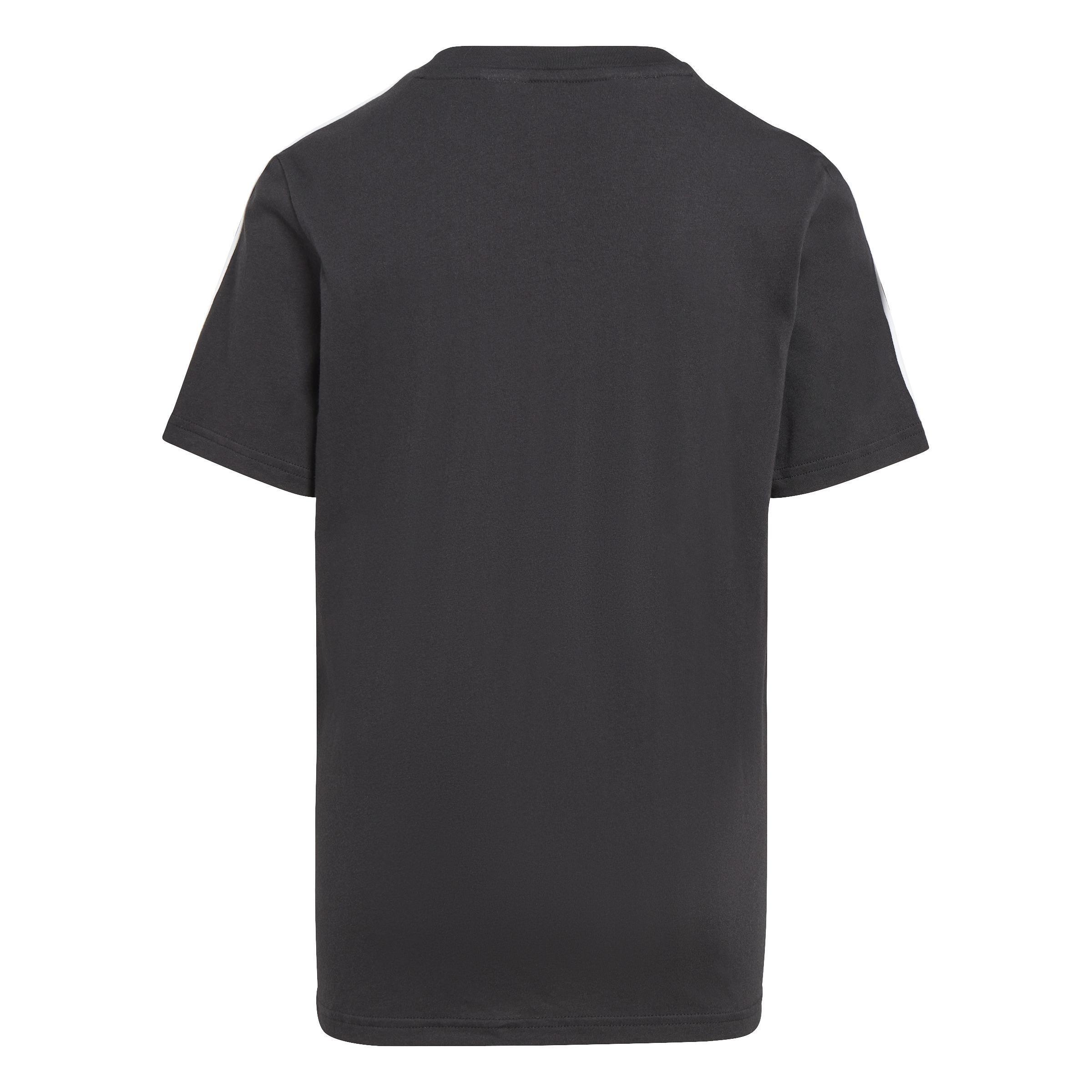 Unisex Kids Tiberio 3-Stripes Colorblock T-Shirt, Black, A901_ONE, large image number 2