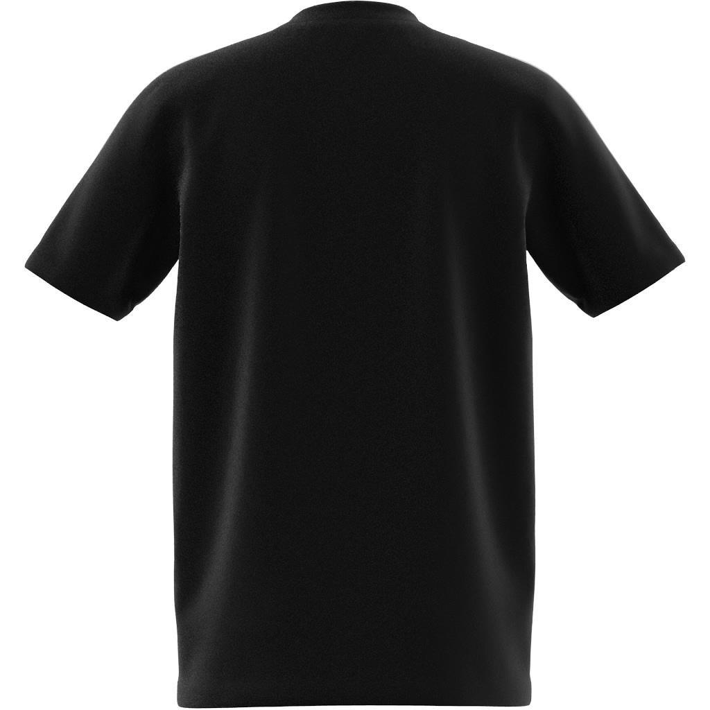 Unisex Kids Tiberio 3-Stripes Colorblock T-Shirt, Black, A901_ONE, large image number 8