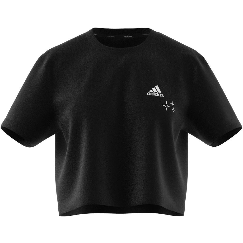 Scribble Embroidery Crop T-Shirt, Black, A901_ONE, large image number 13