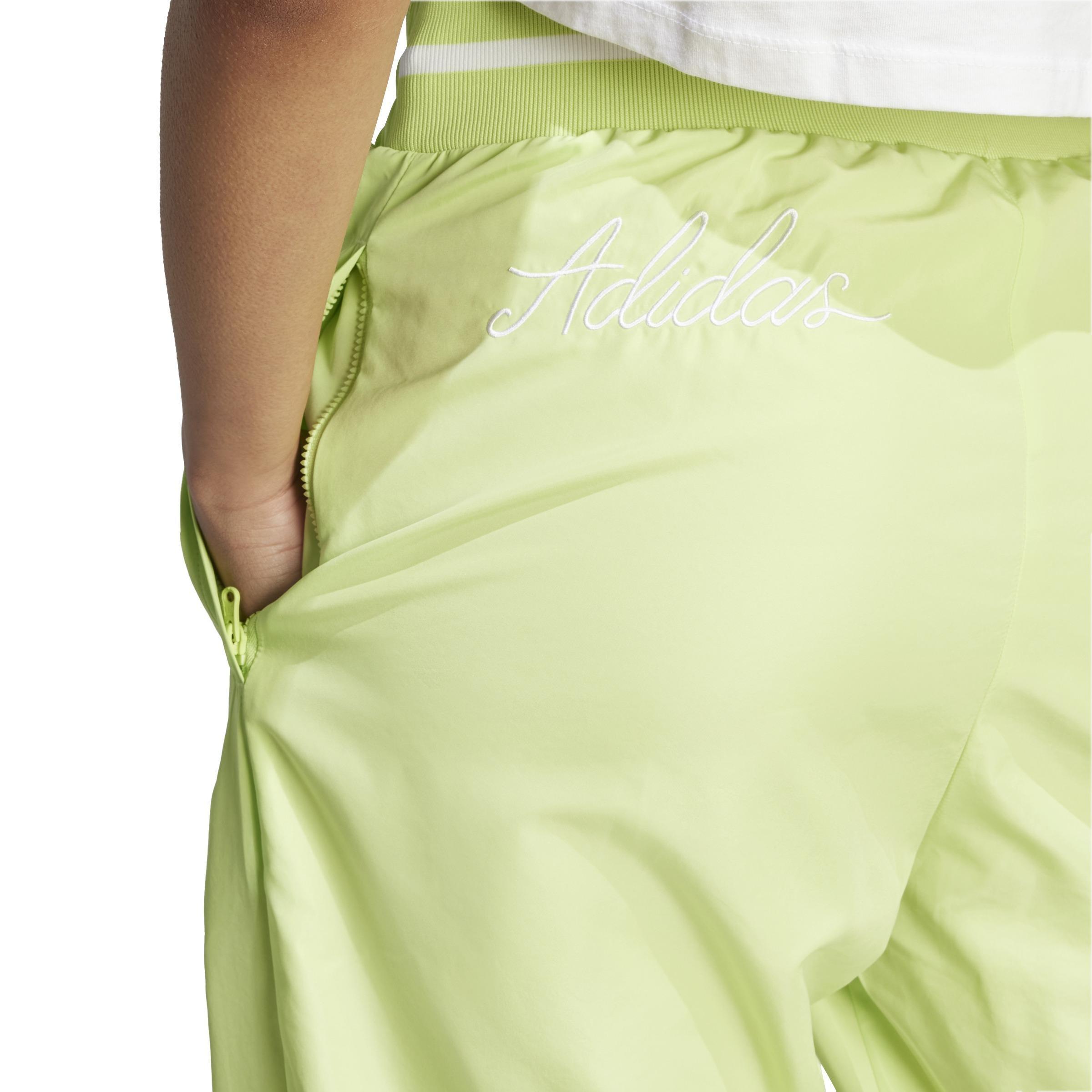 Scribble Woven Tracksuit Bottoms, Green, , large image number 4