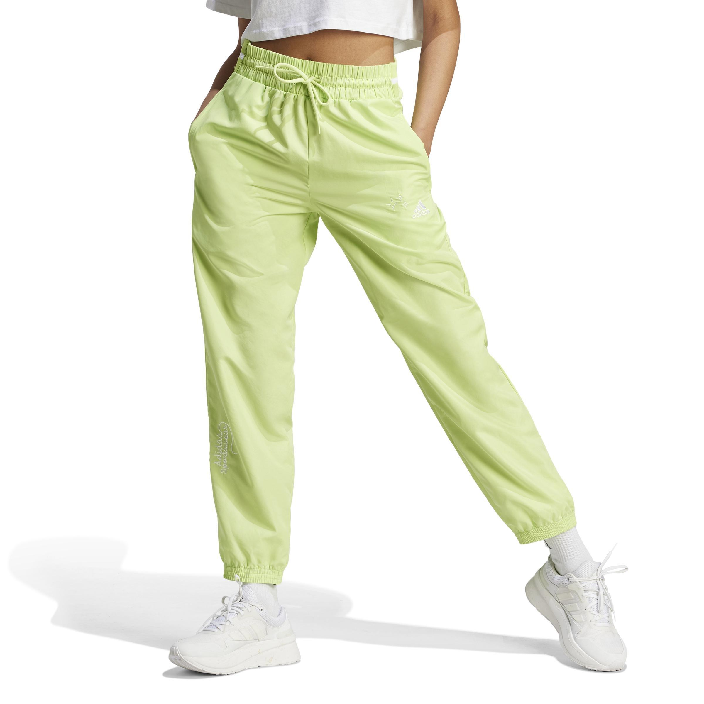 Scribble Woven Tracksuit Bottoms, Green, , large image number 9