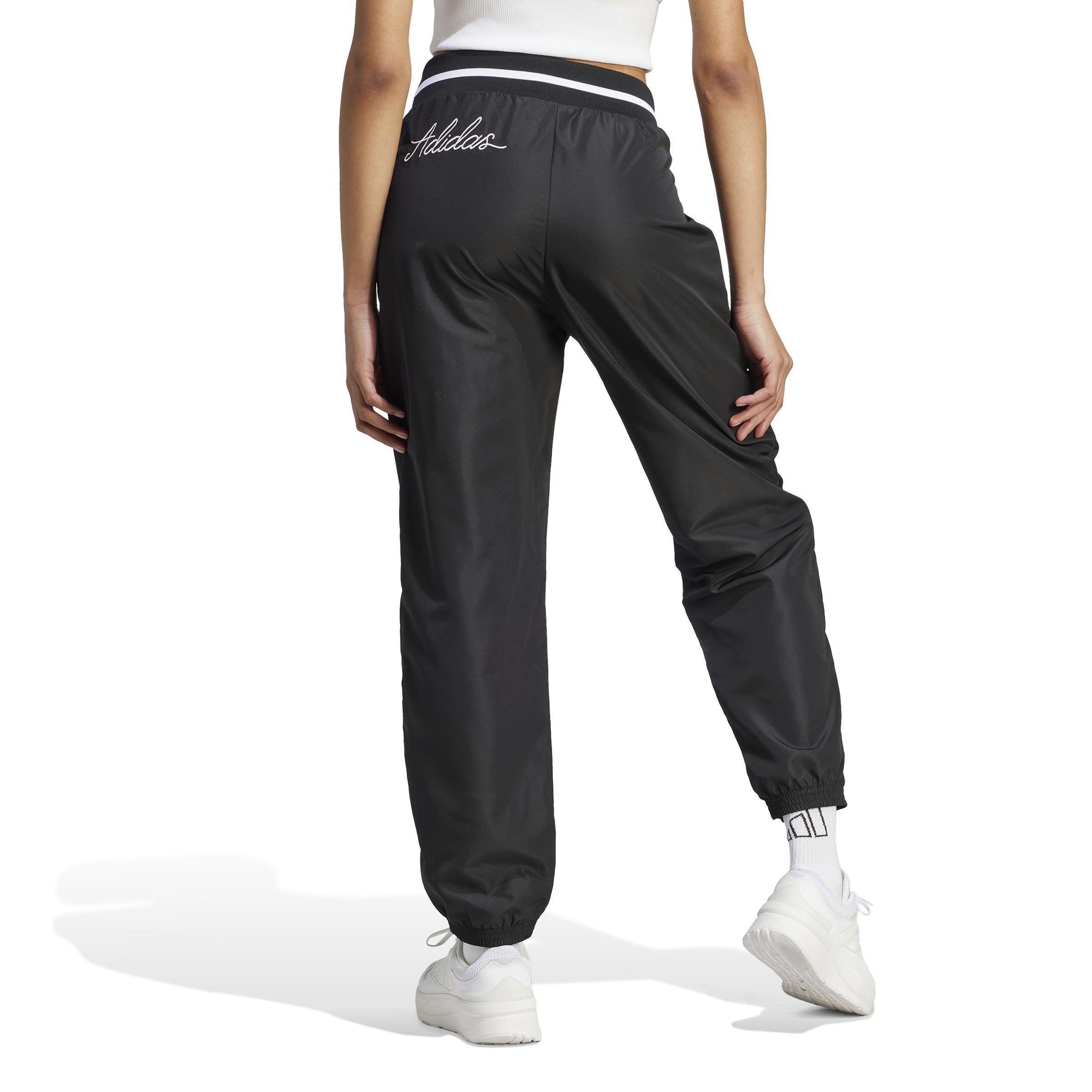 Scribble Woven Tracksuit Bottoms, Black, A901_ONE, large image number 2