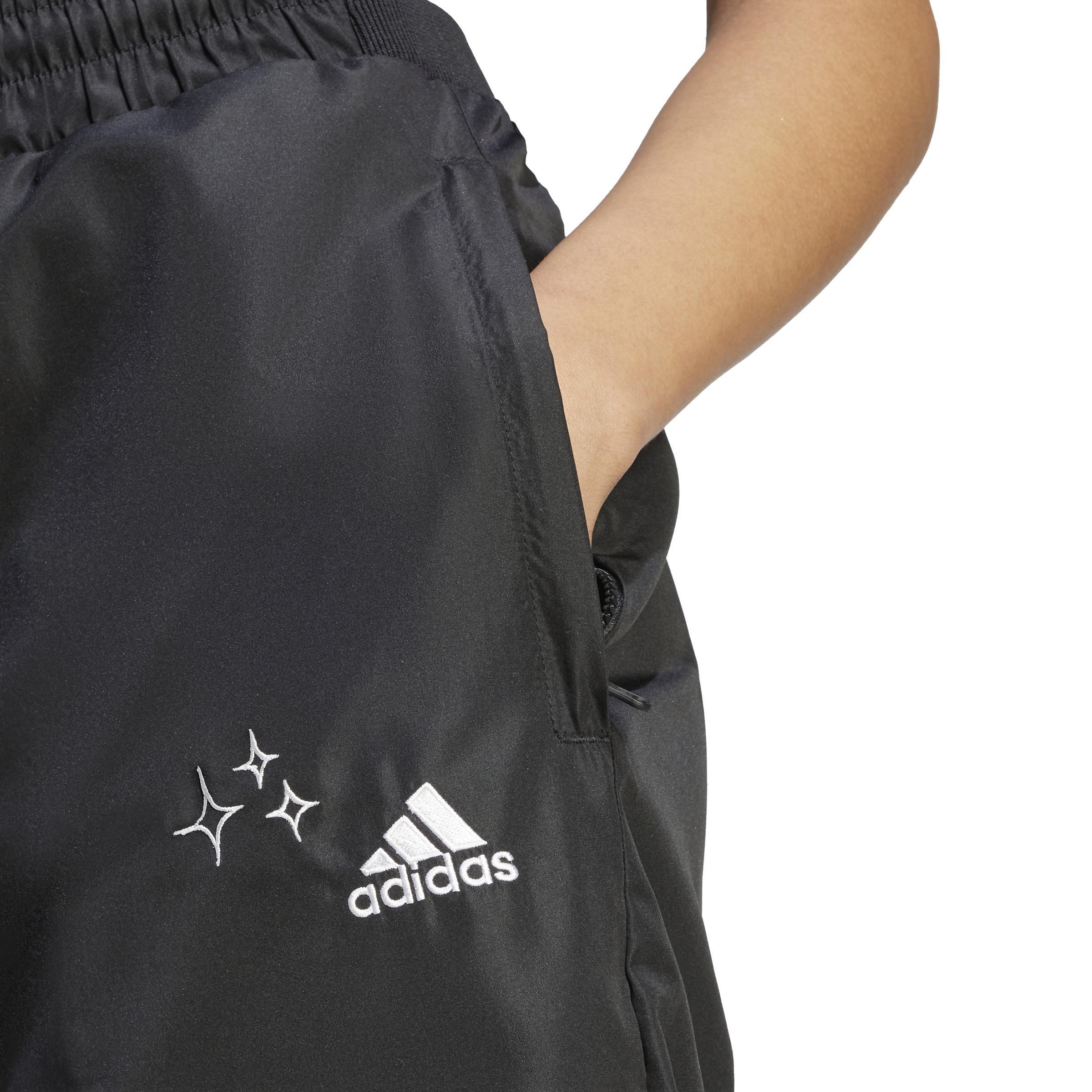 Scribble Woven Tracksuit Bottoms, Black, A901_ONE, large image number 4