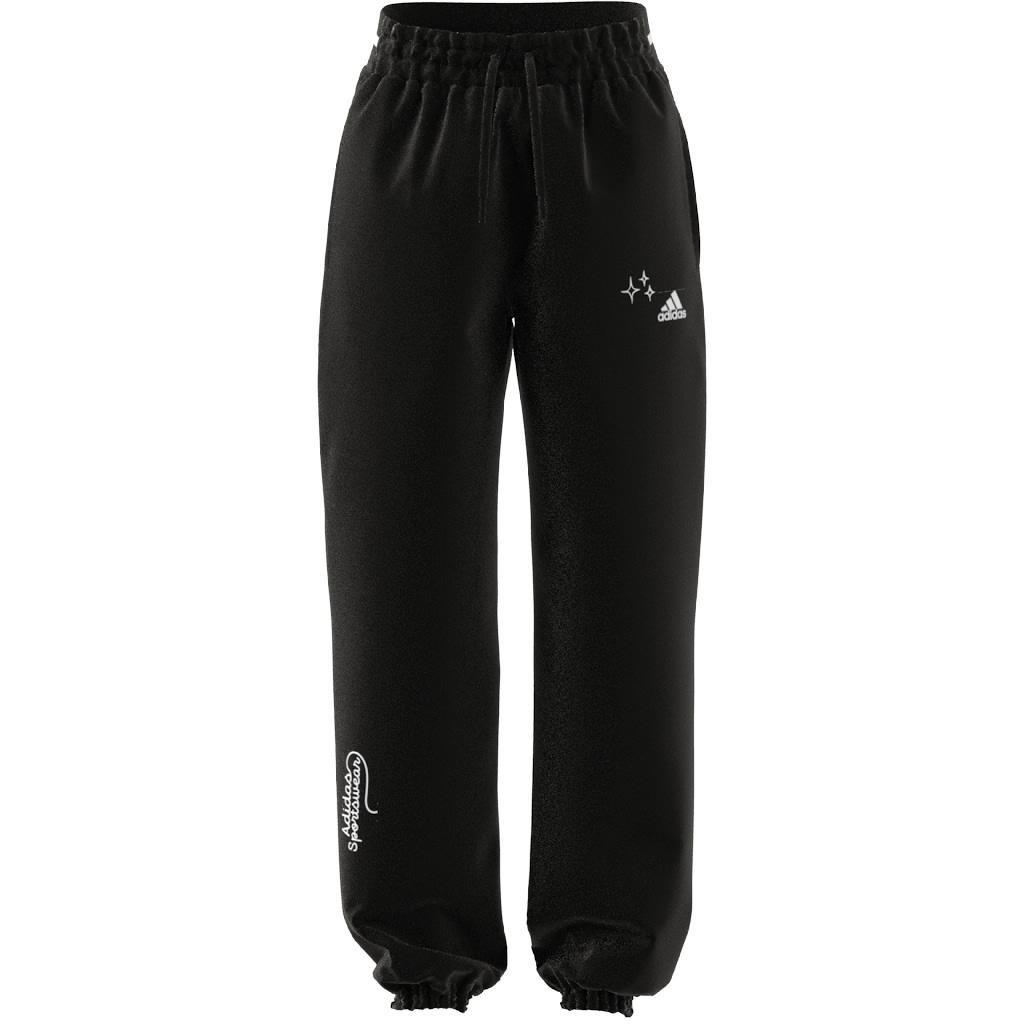 Scribble Woven Tracksuit Bottoms, Black, A901_ONE, large image number 6