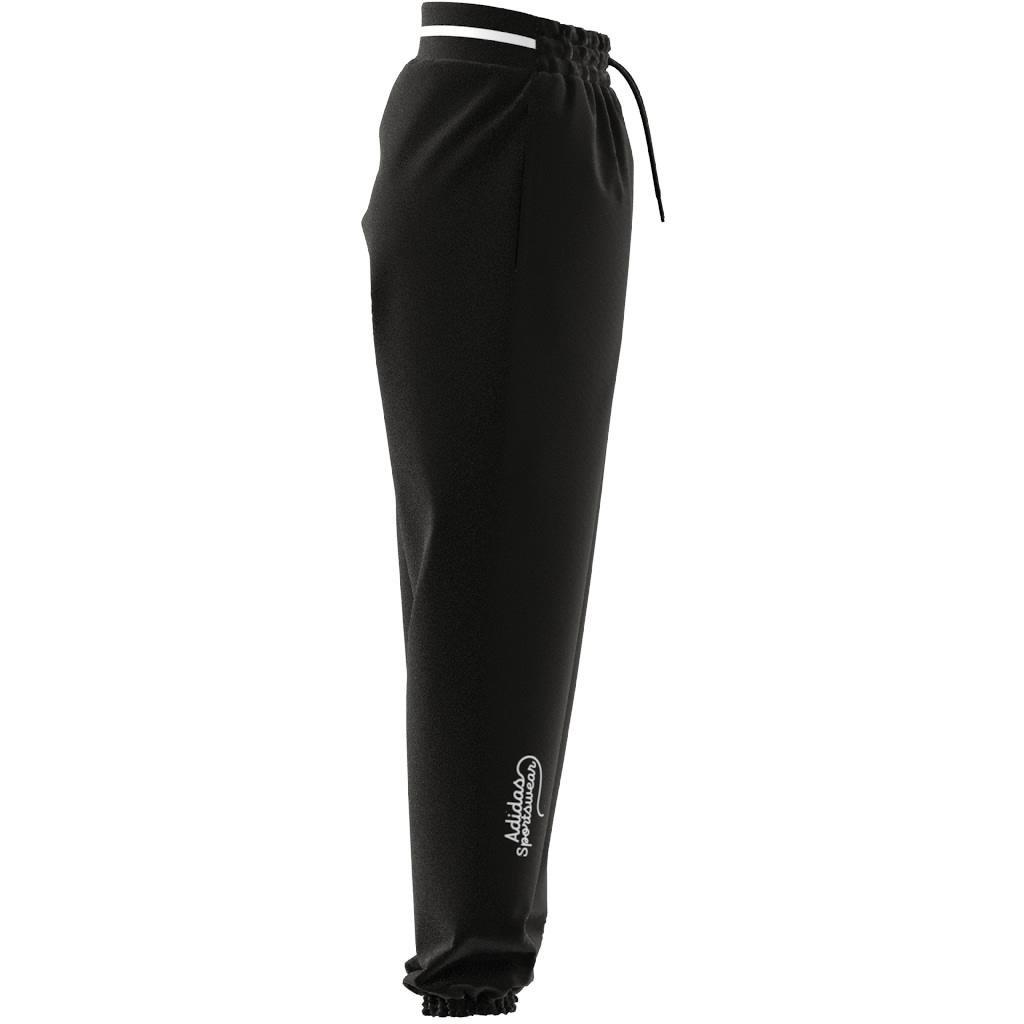 Scribble Woven Tracksuit Bottoms, Black, A901_ONE, large image number 7