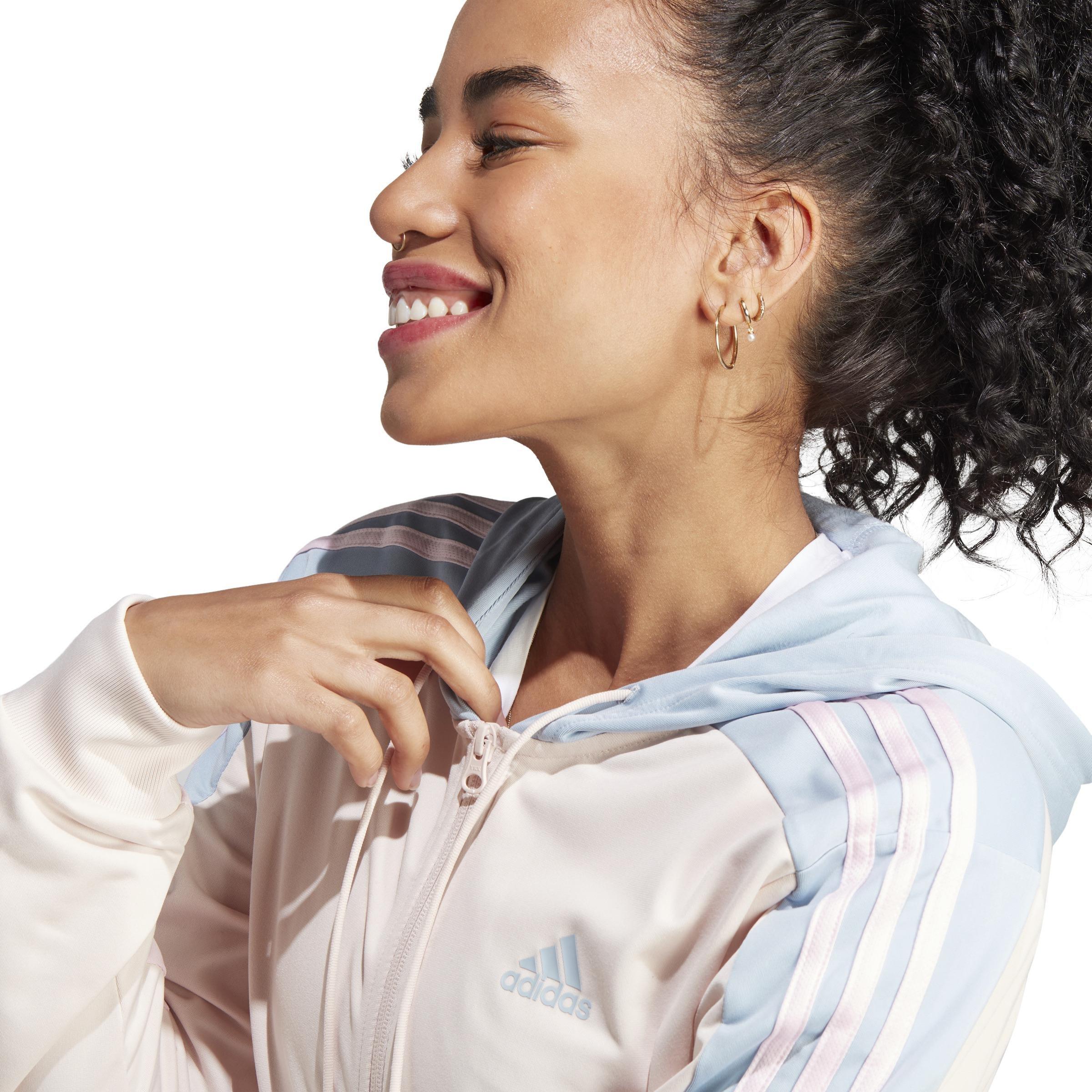 Boldblock Track Suit, Pink, , large image number 3